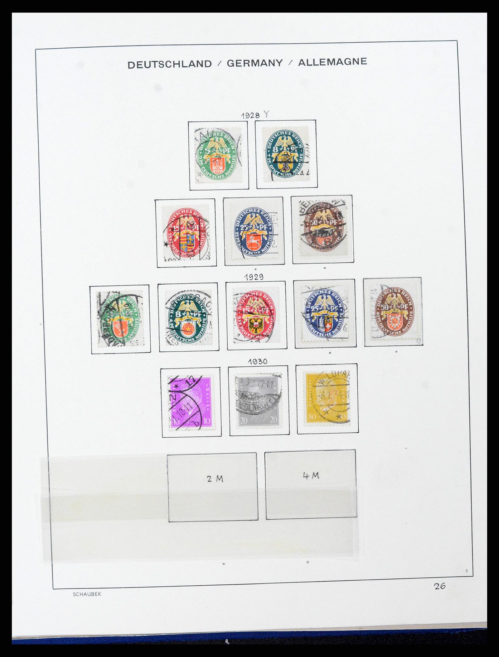 38165 0046 - Postzegelverzameling 38165 Duitse Rijk 1872-1945.