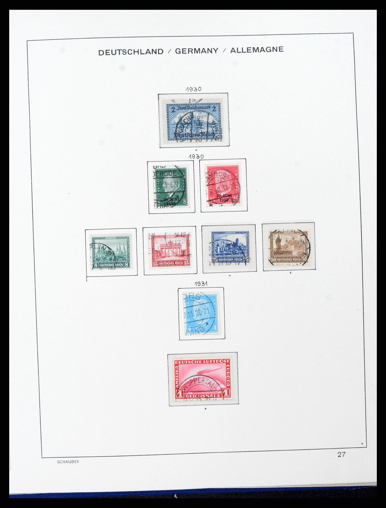38165 0047 - Stamp collection 38165 German Reich 1872-1945.