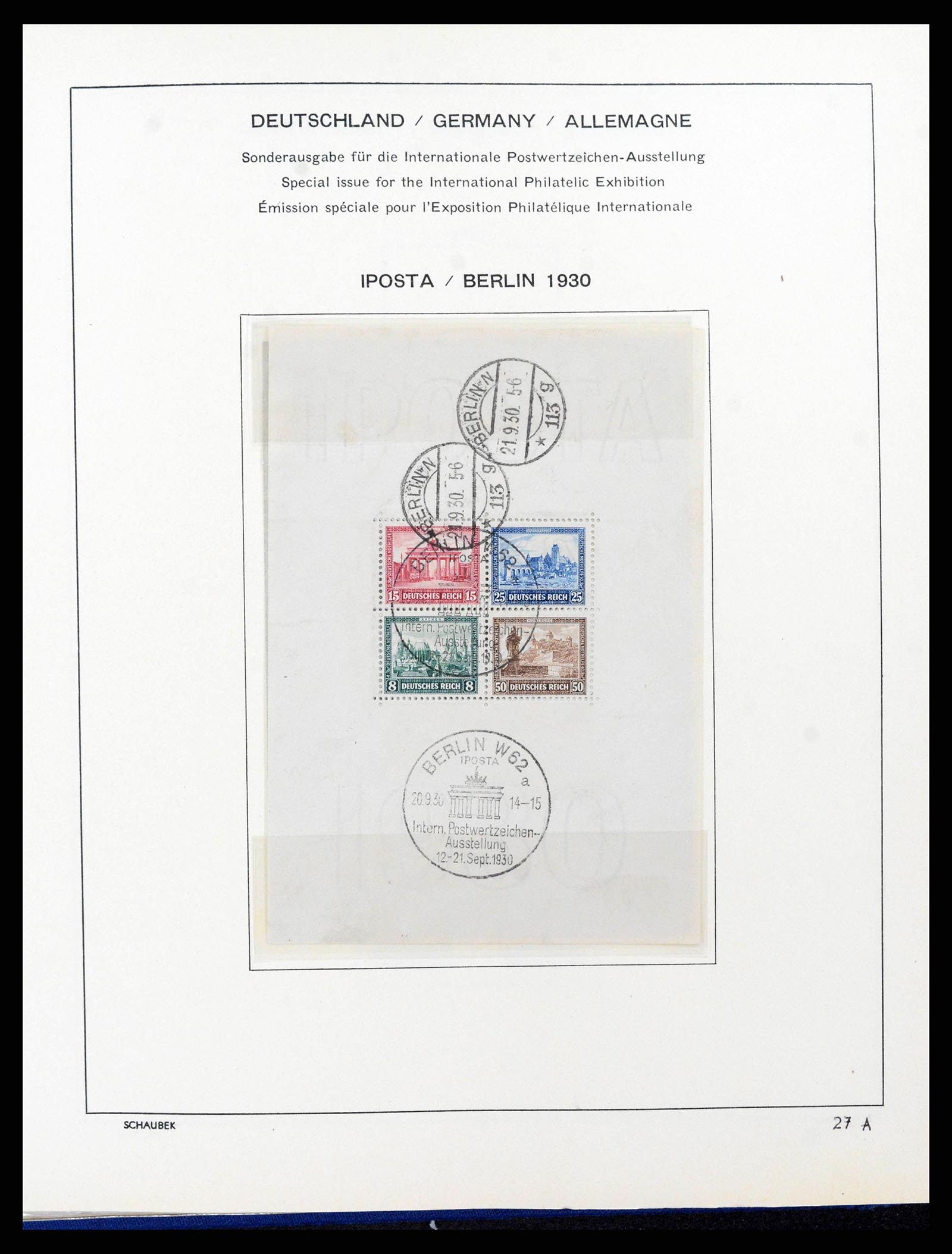 38165 0049 - Stamp collection 38165 German Reich 1872-1945.