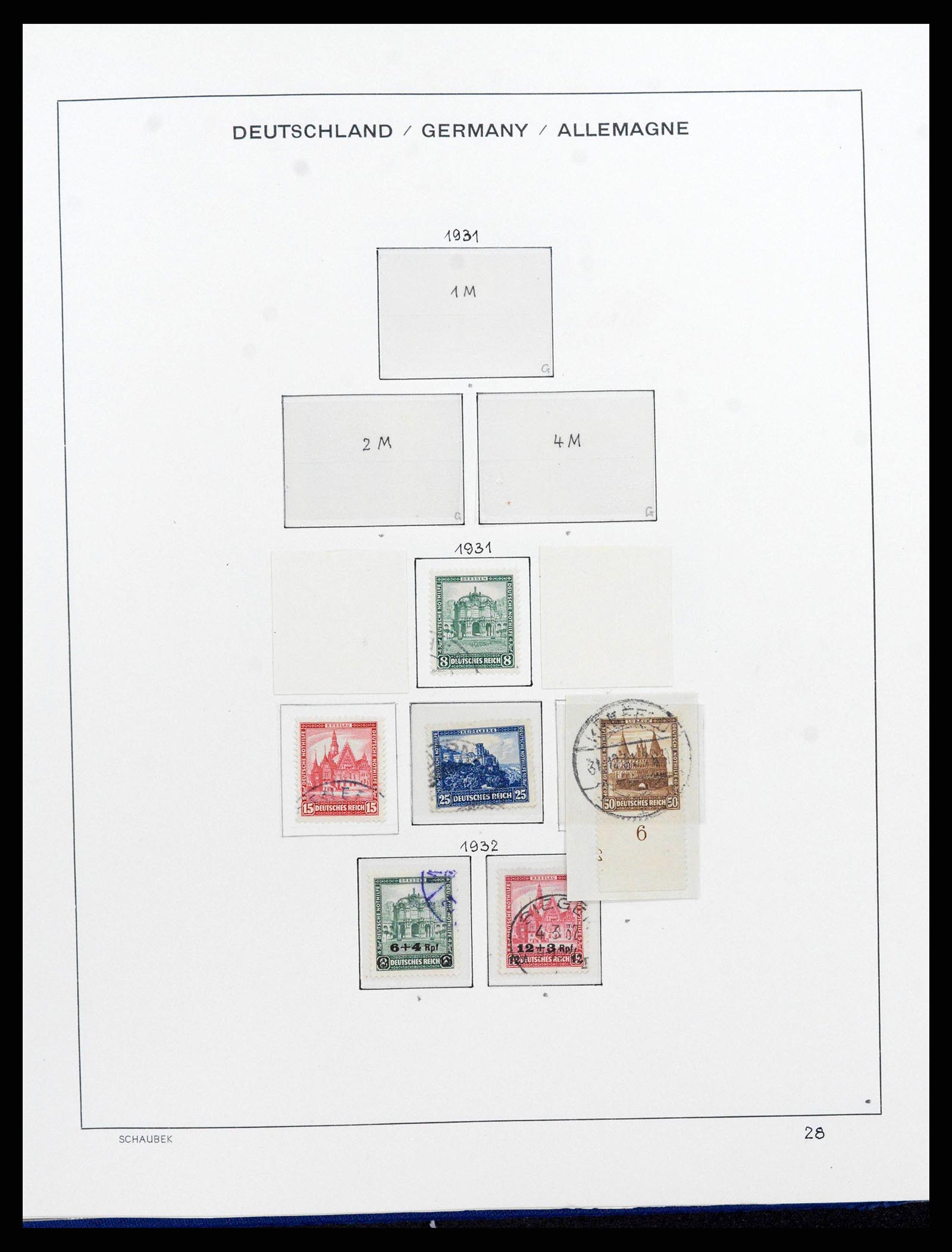 38165 0050 - Stamp collection 38165 German Reich 1872-1945.