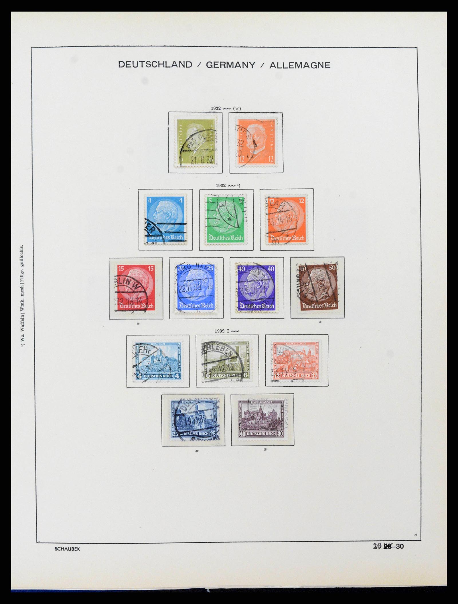 38165 0051 - Stamp collection 38165 German Reich 1872-1945.