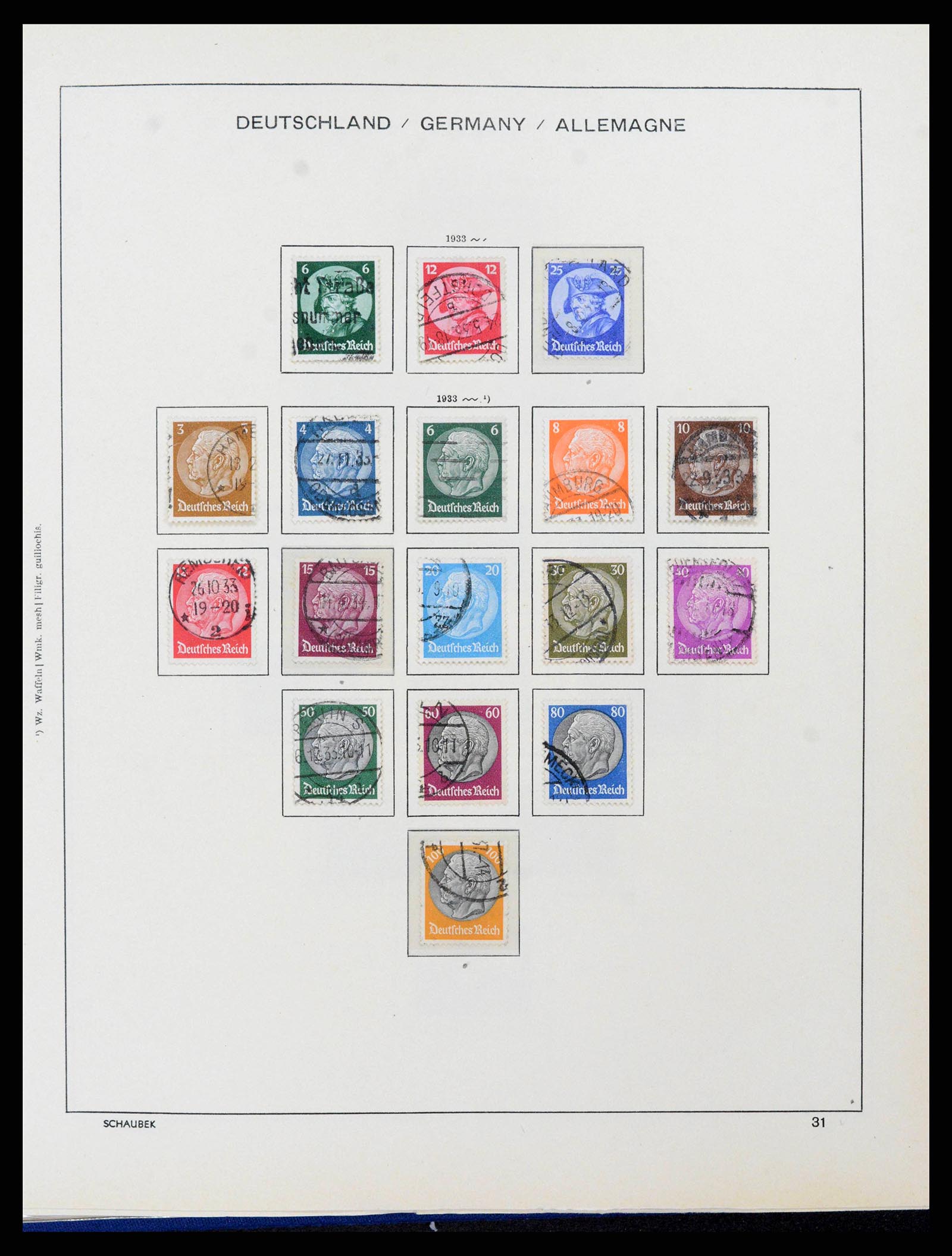 38165 0052 - Stamp collection 38165 German Reich 1872-1945.