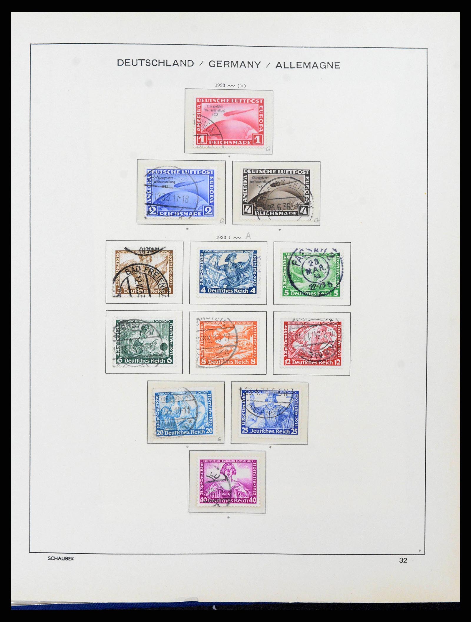 38165 0053 - Stamp collection 38165 German Reich 1872-1945.