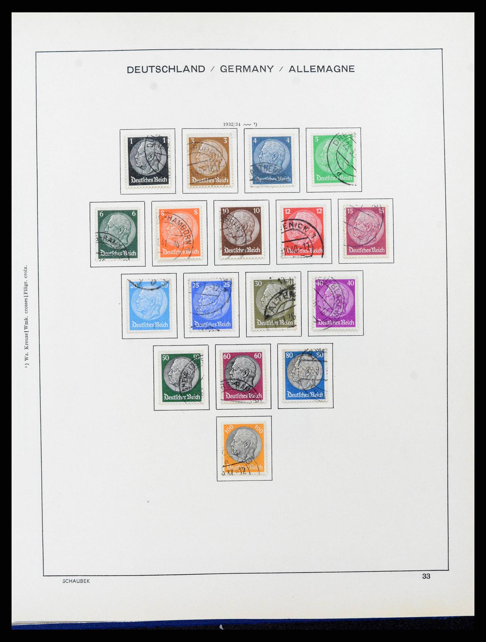 38165 0056 - Stamp collection 38165 German Reich 1872-1945.