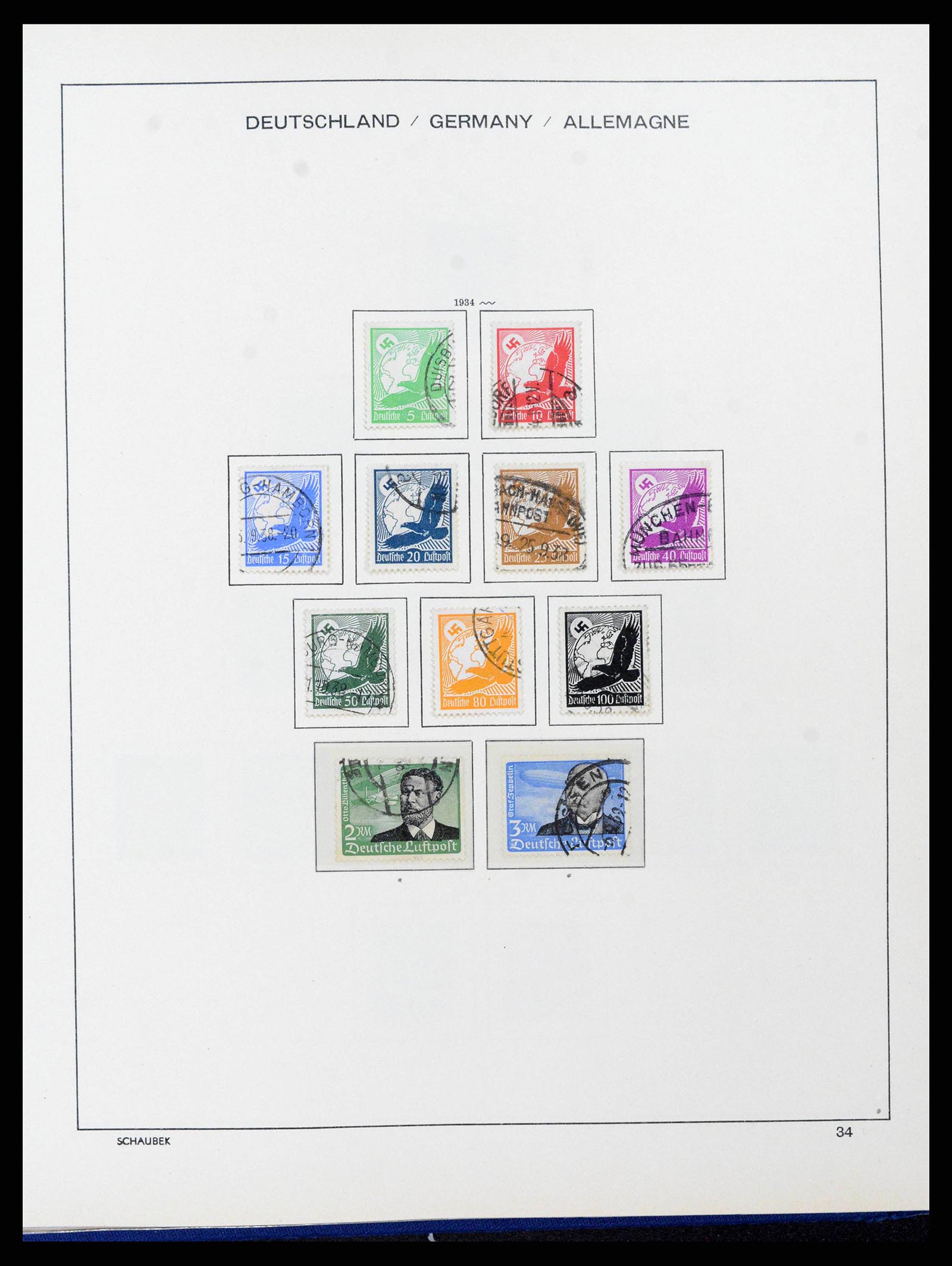 38165 0058 - Stamp collection 38165 German Reich 1872-1945.
