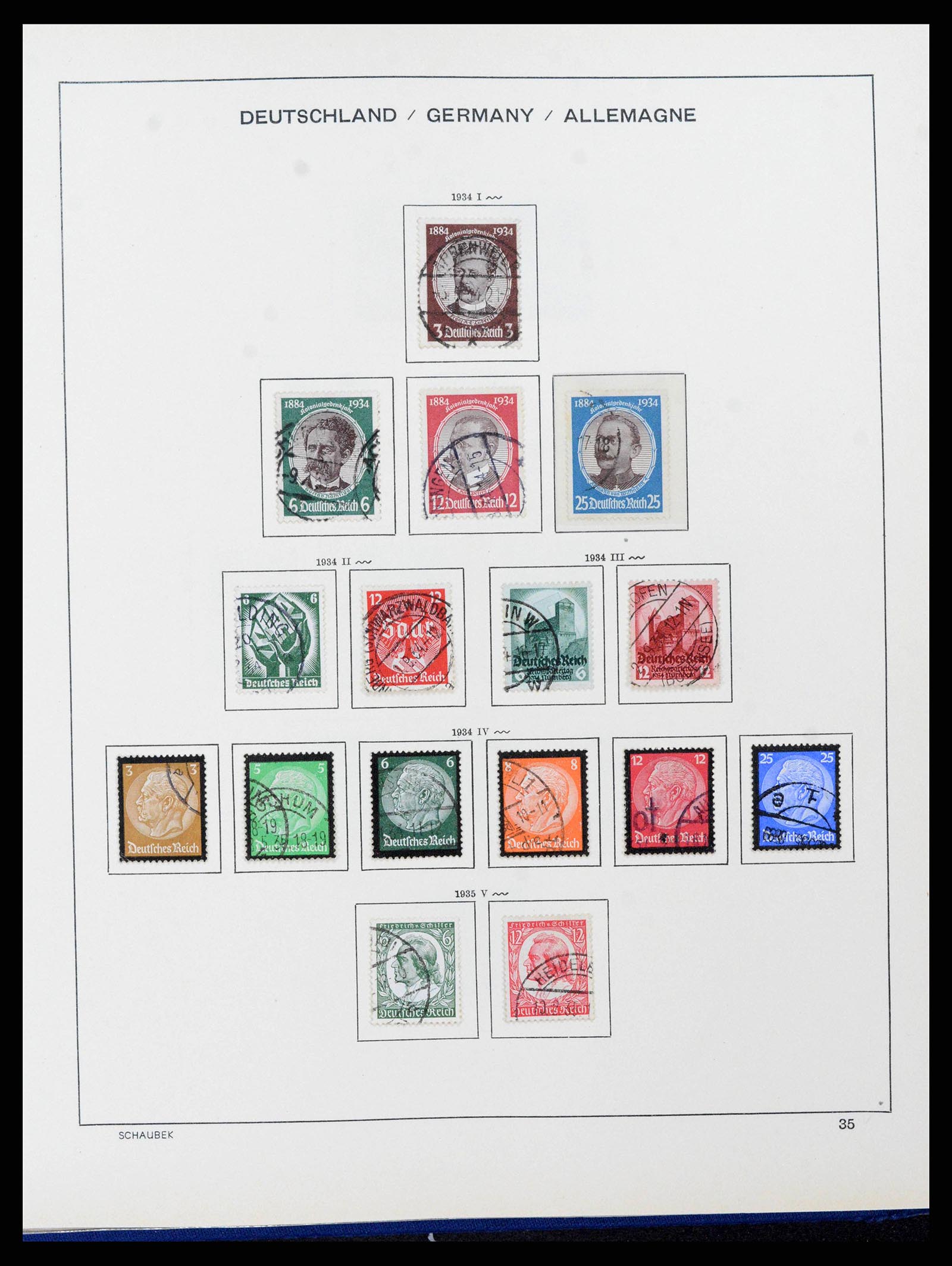 38165 0059 - Postzegelverzameling 38165 Duitse Rijk 1872-1945.
