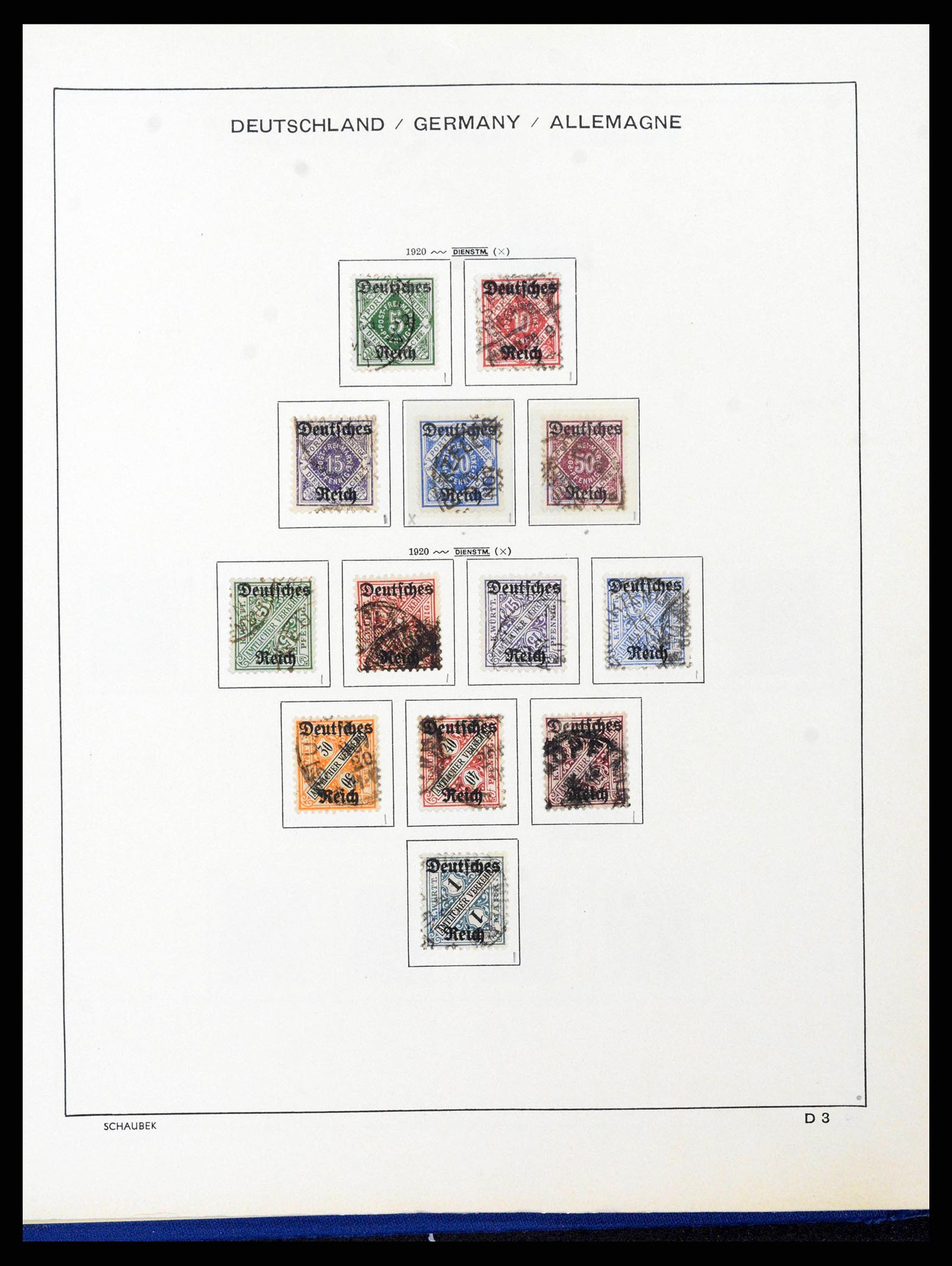 38165 0101 - Stamp collection 38165 German Reich 1872-1945.