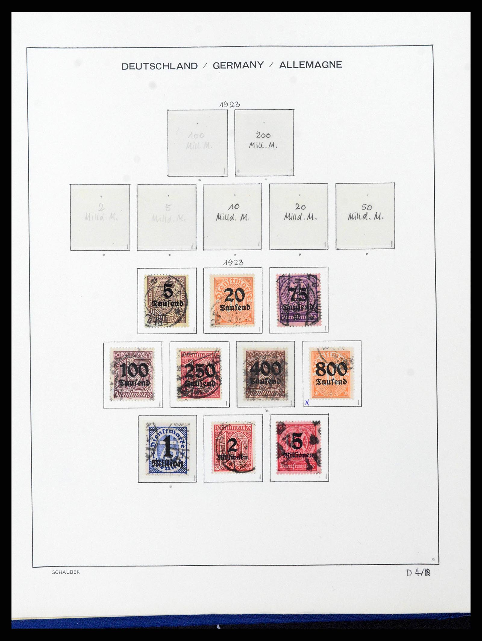 38165 0103 - Stamp collection 38165 German Reich 1872-1945.