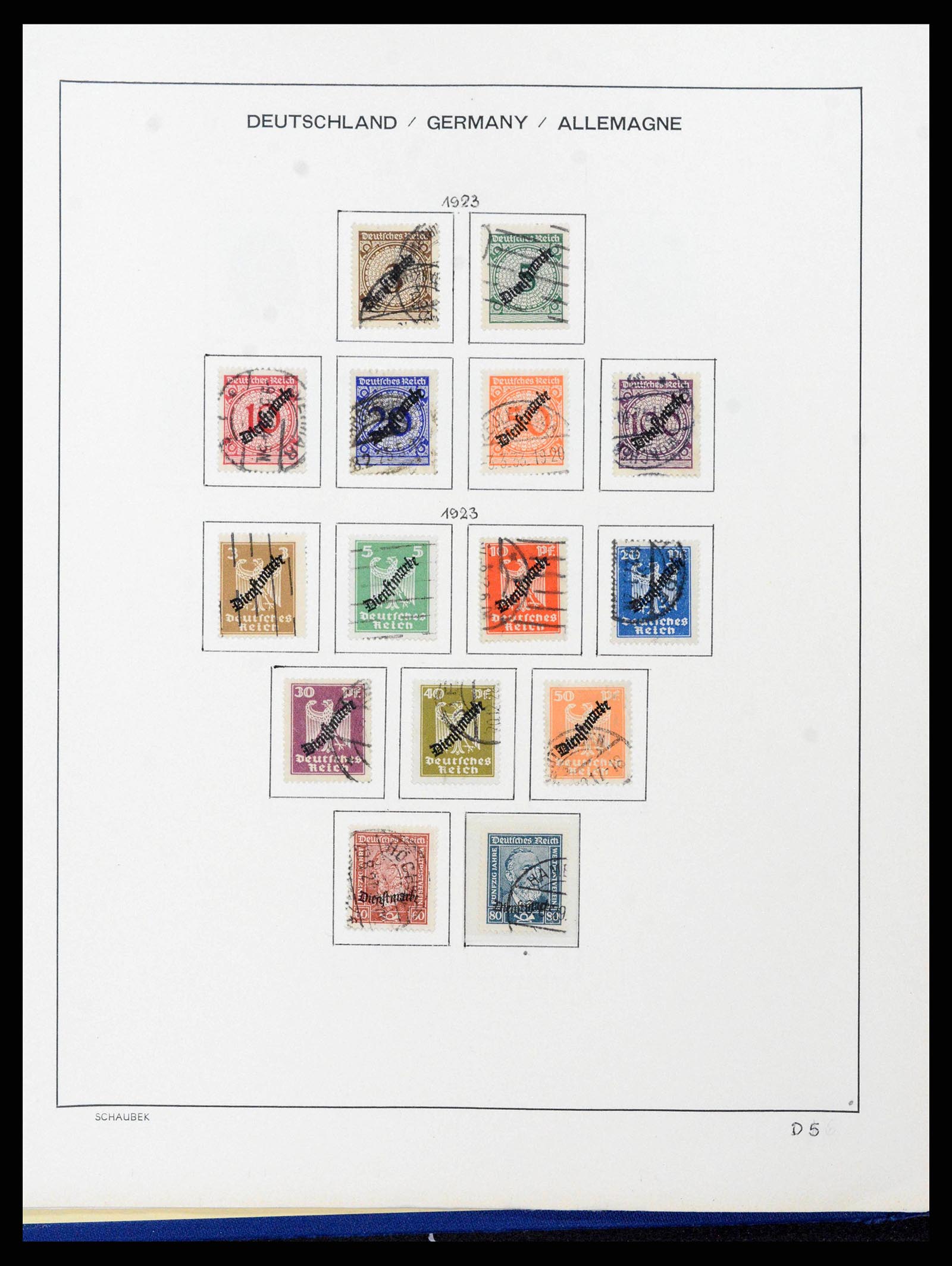 38165 0105 - Stamp collection 38165 German Reich 1872-1945.