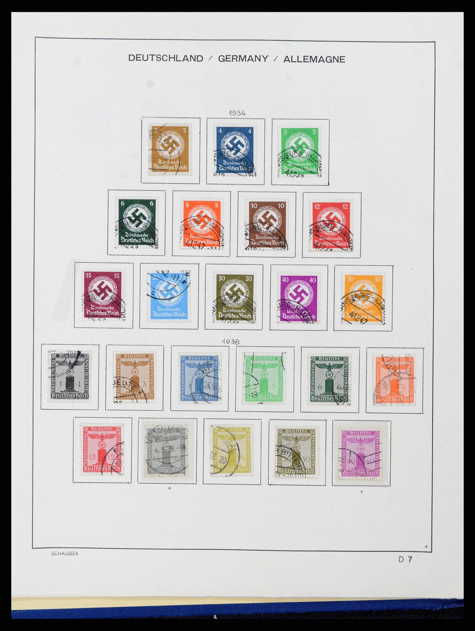 38165 0107 - Stamp collection 38165 German Reich 1872-1945.