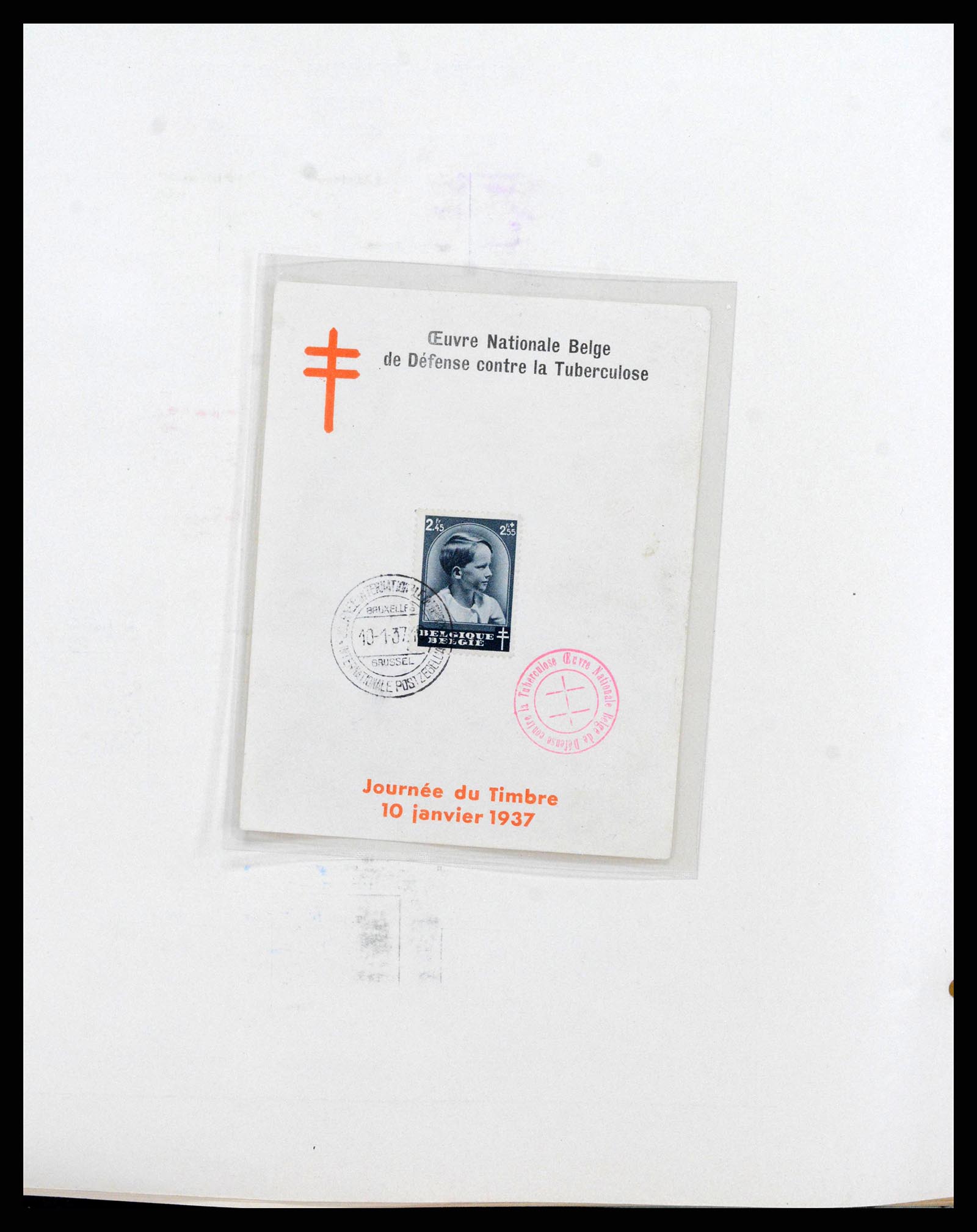 38167 0027 - Postzegelverzameling 38167 België 1849-1967.