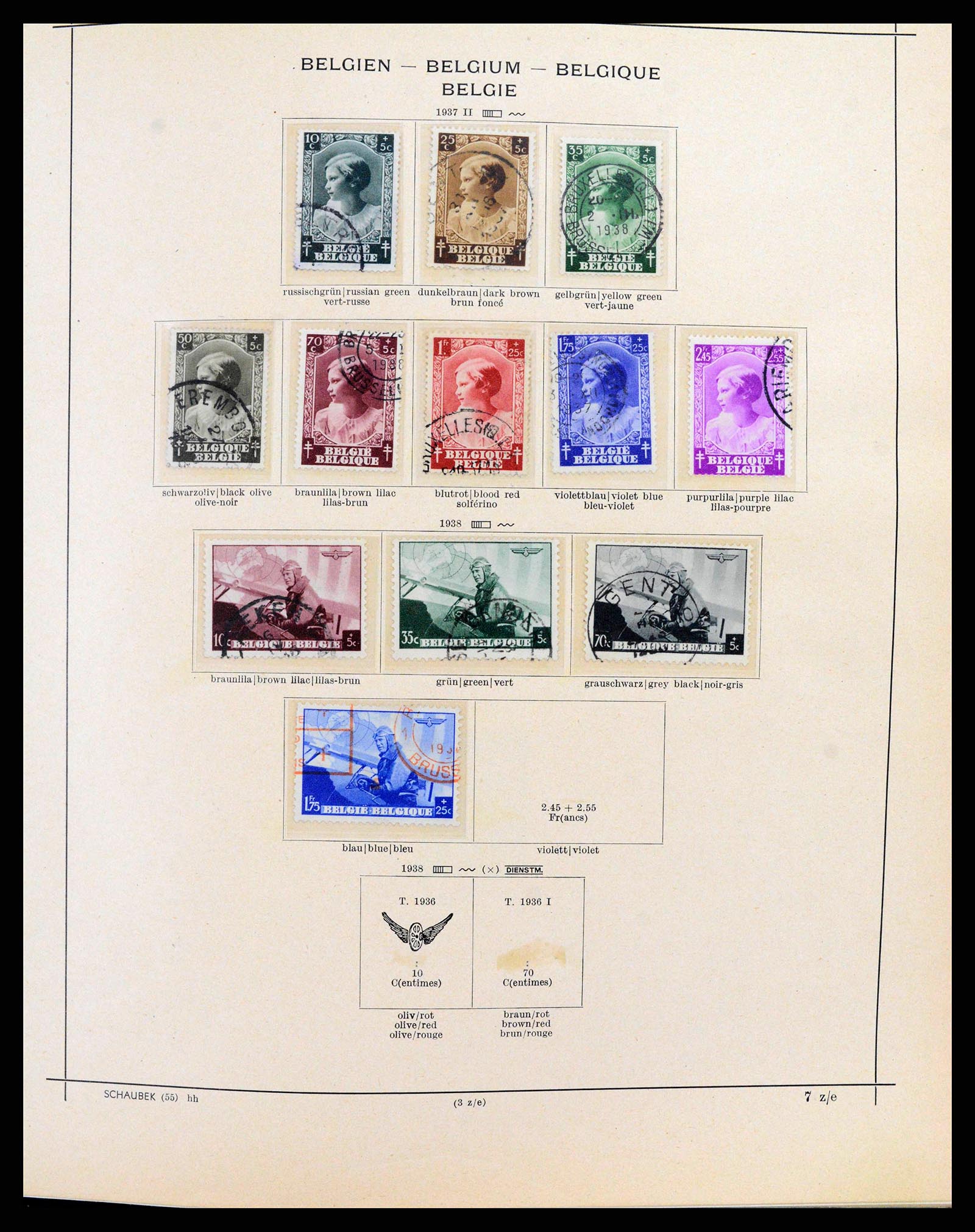 38167 0031 - Stamp collection 38167 Belgium 1849-1967.