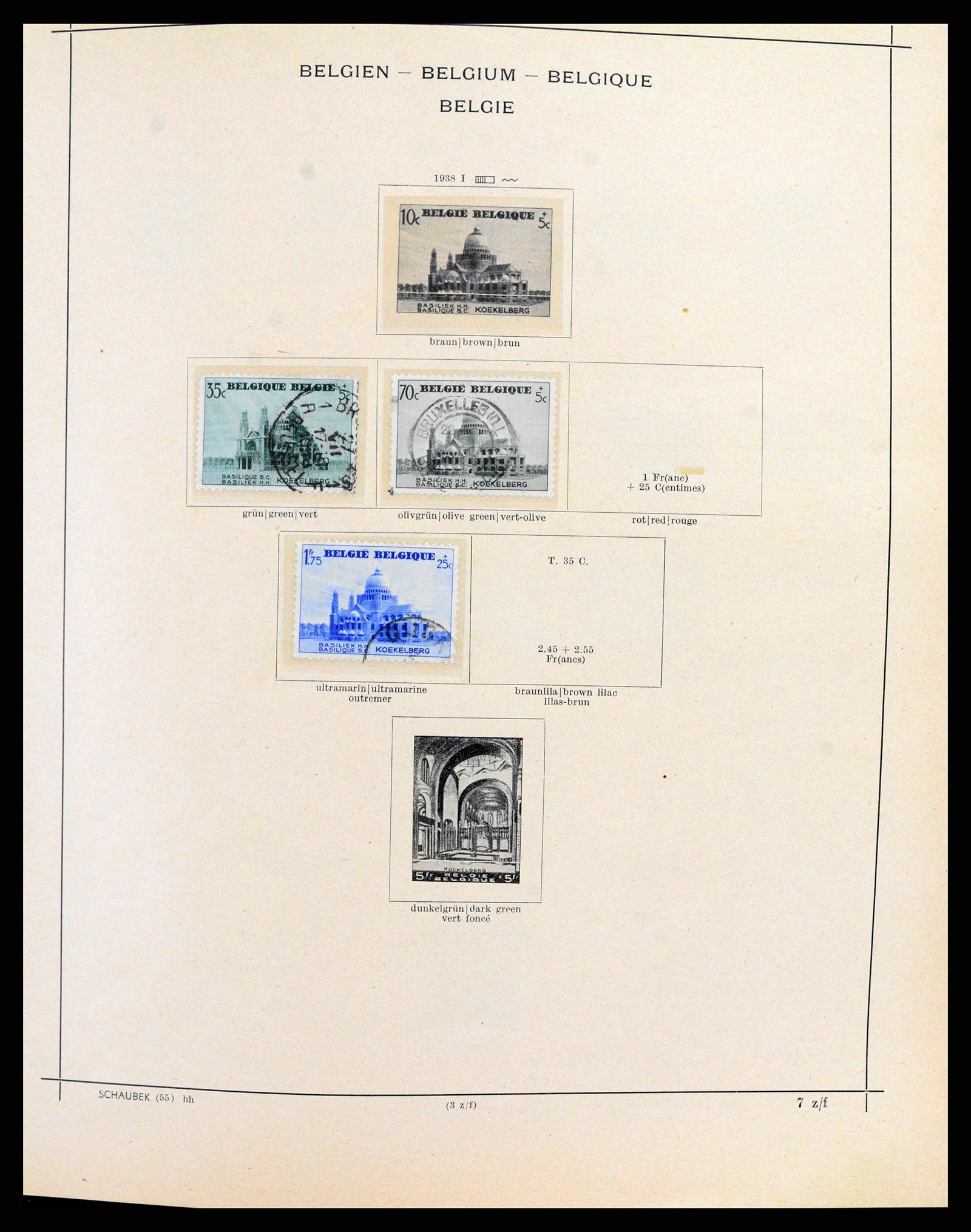 38167 0032 - Postzegelverzameling 38167 België 1849-1967.
