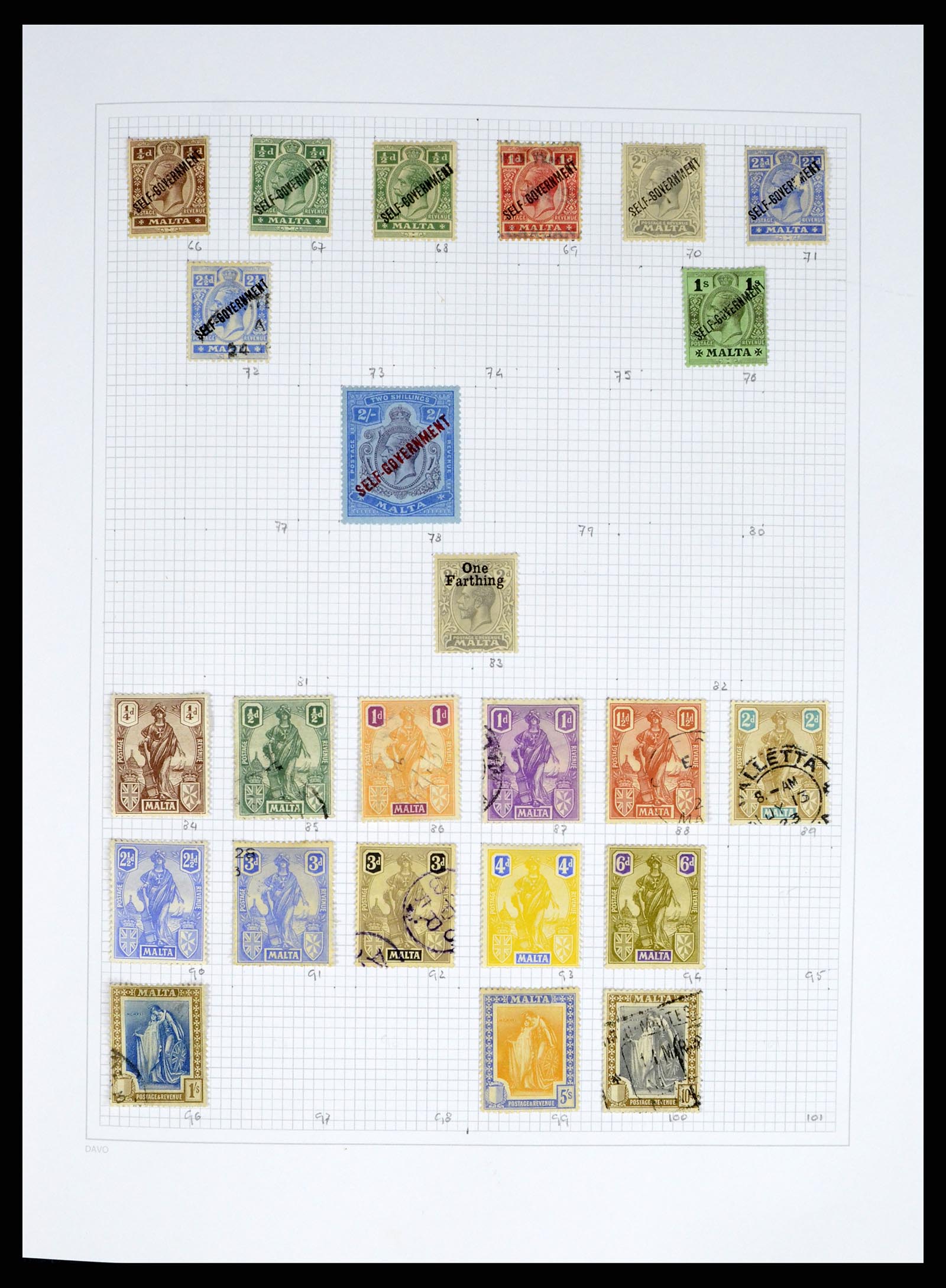 38168 0003 - Stamp collection 38168 Malta 1860-2012.