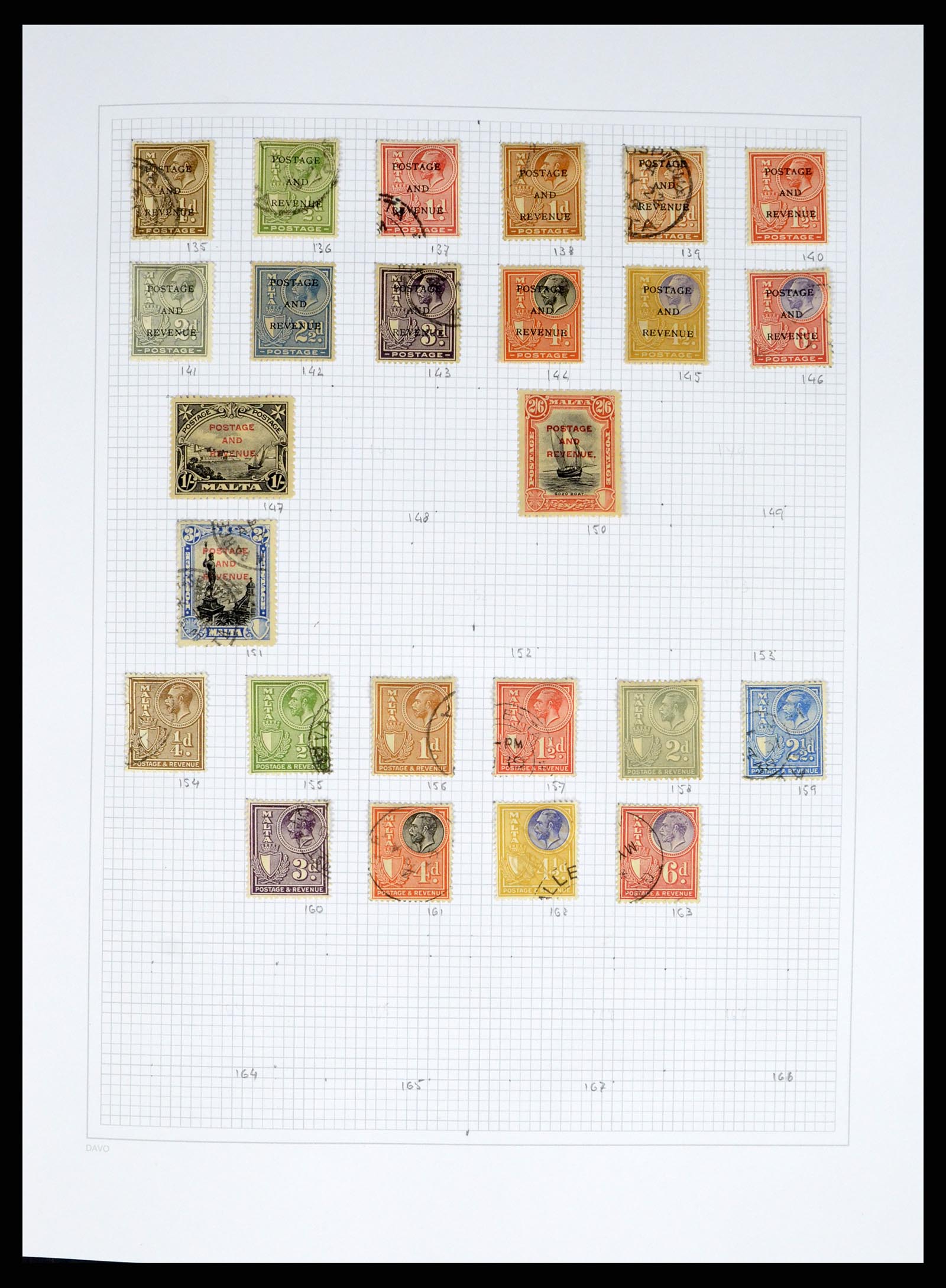 38168 0005 - Stamp collection 38168 Malta 1860-2012.