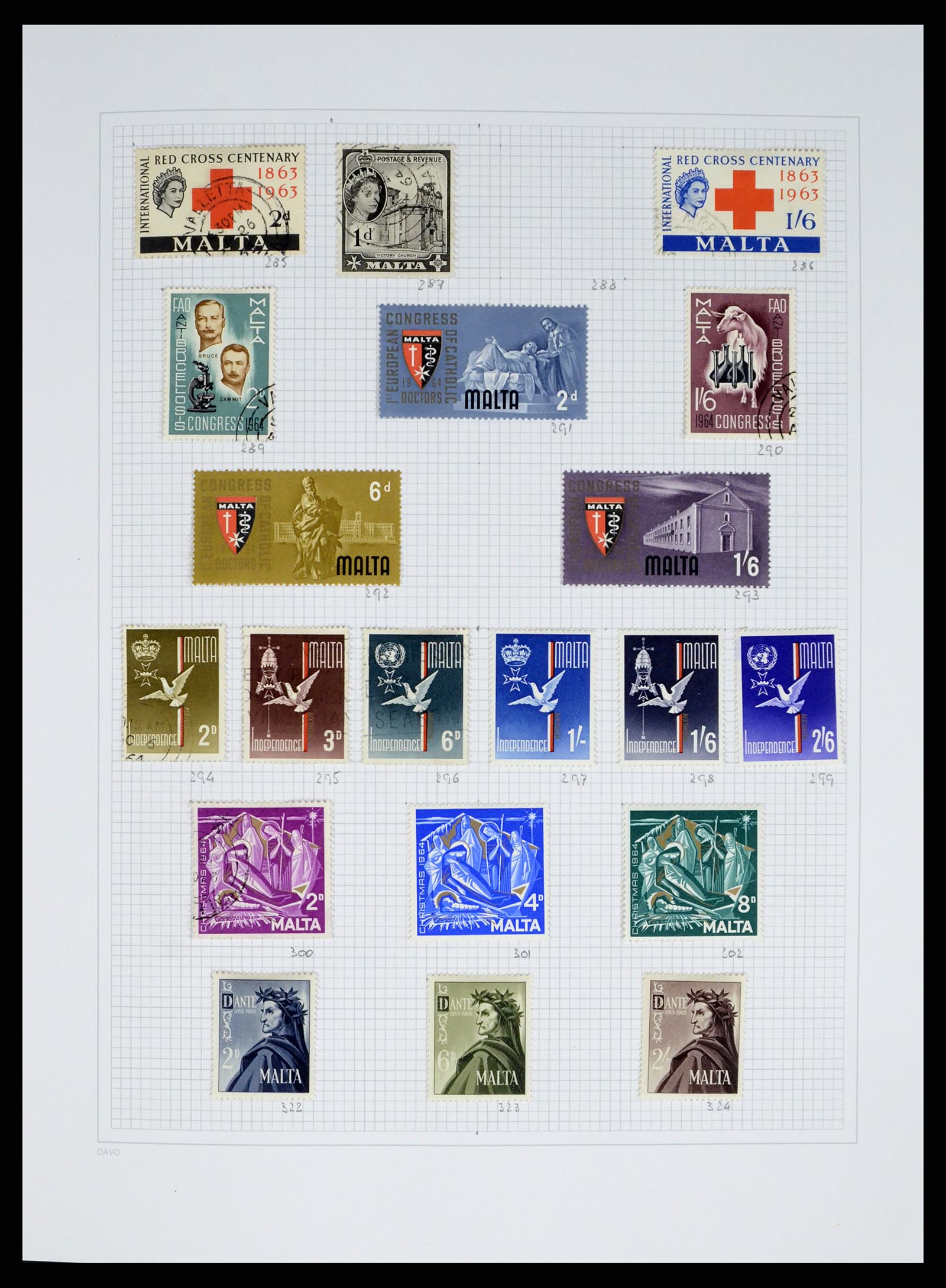 38168 0011 - Stamp collection 38168 Malta 1860-2012.