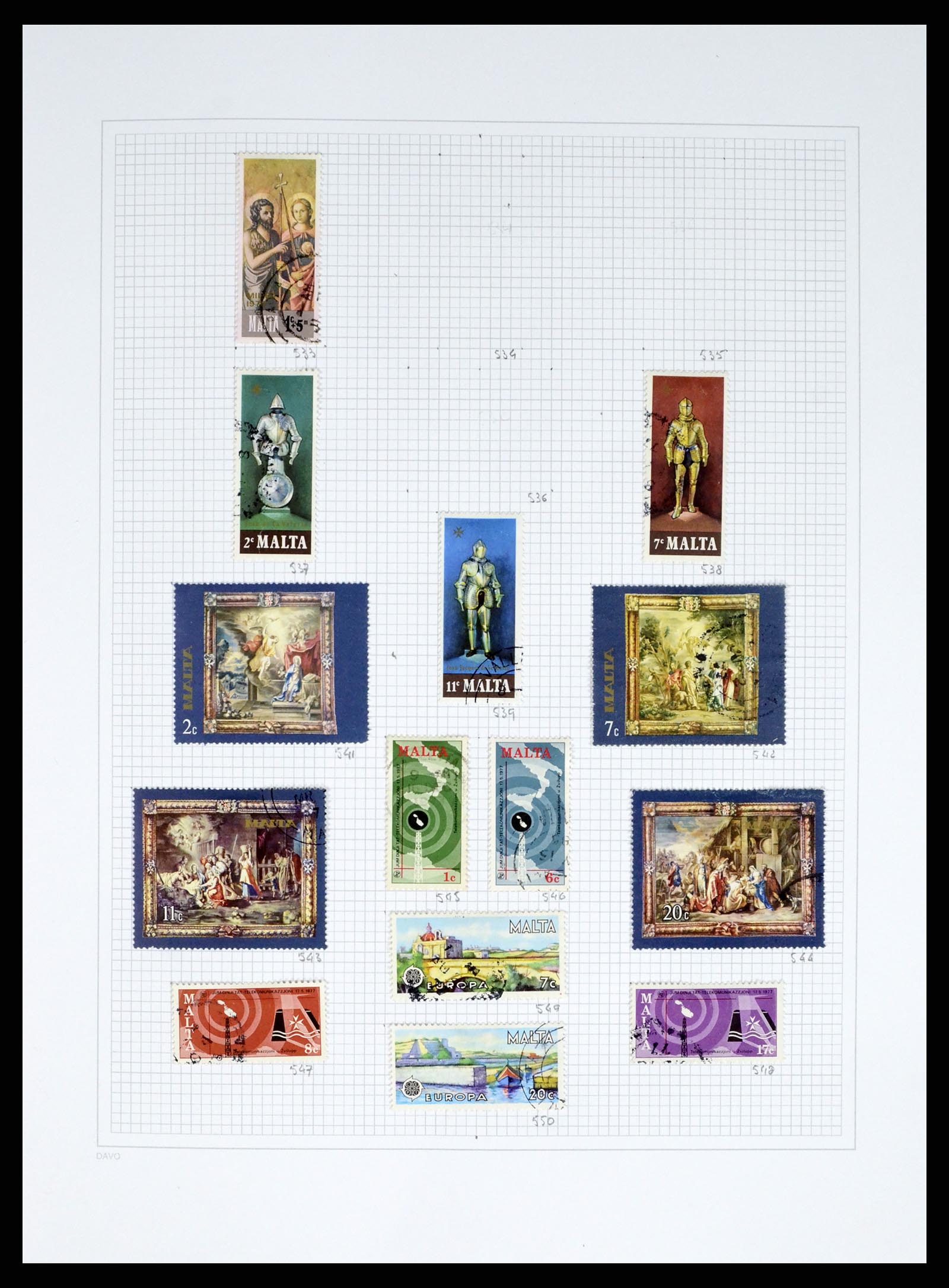 38168 0022 - Stamp collection 38168 Malta 1860-2012.