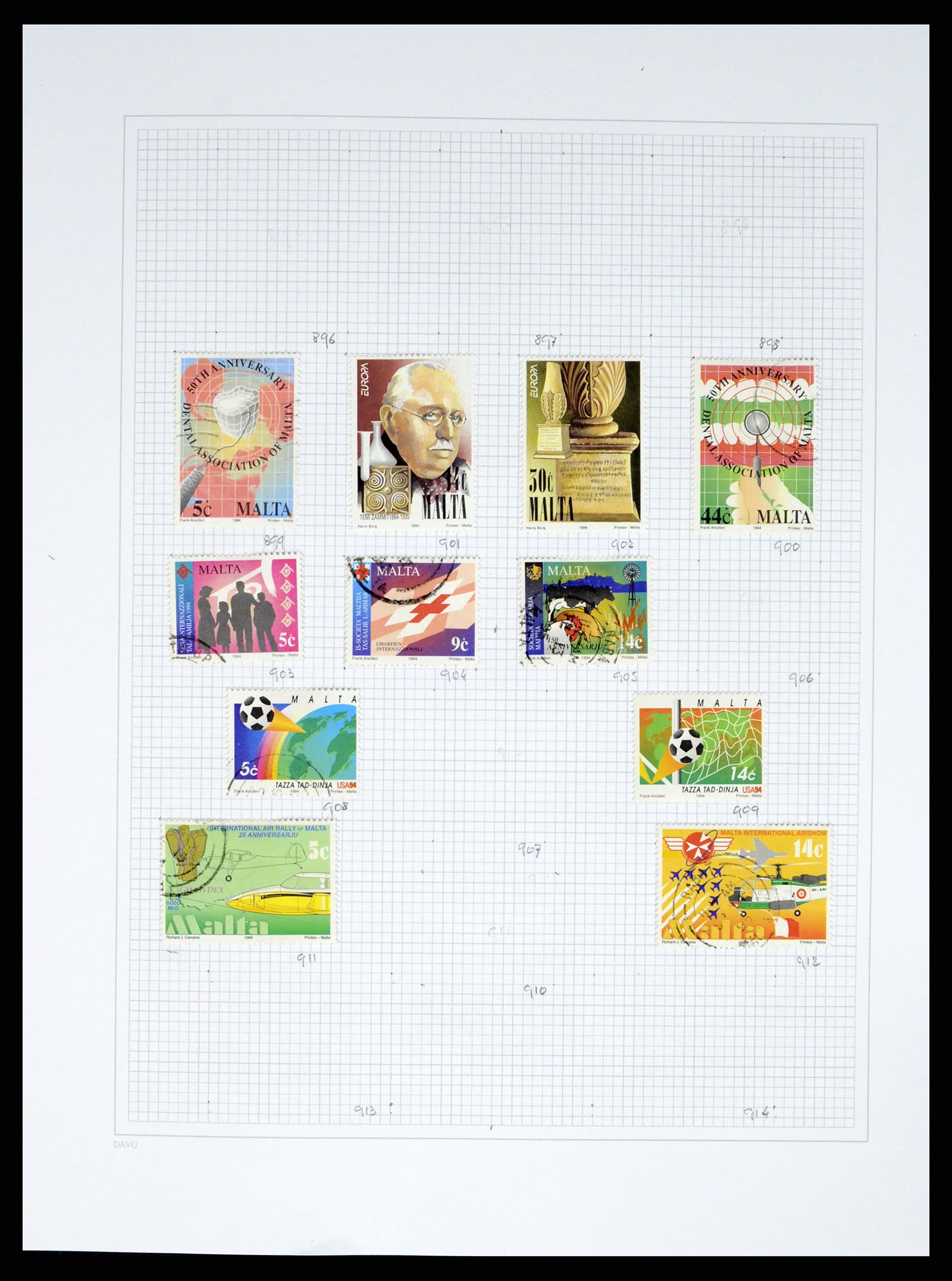 38168 0040 - Stamp collection 38168 Malta 1860-2012.