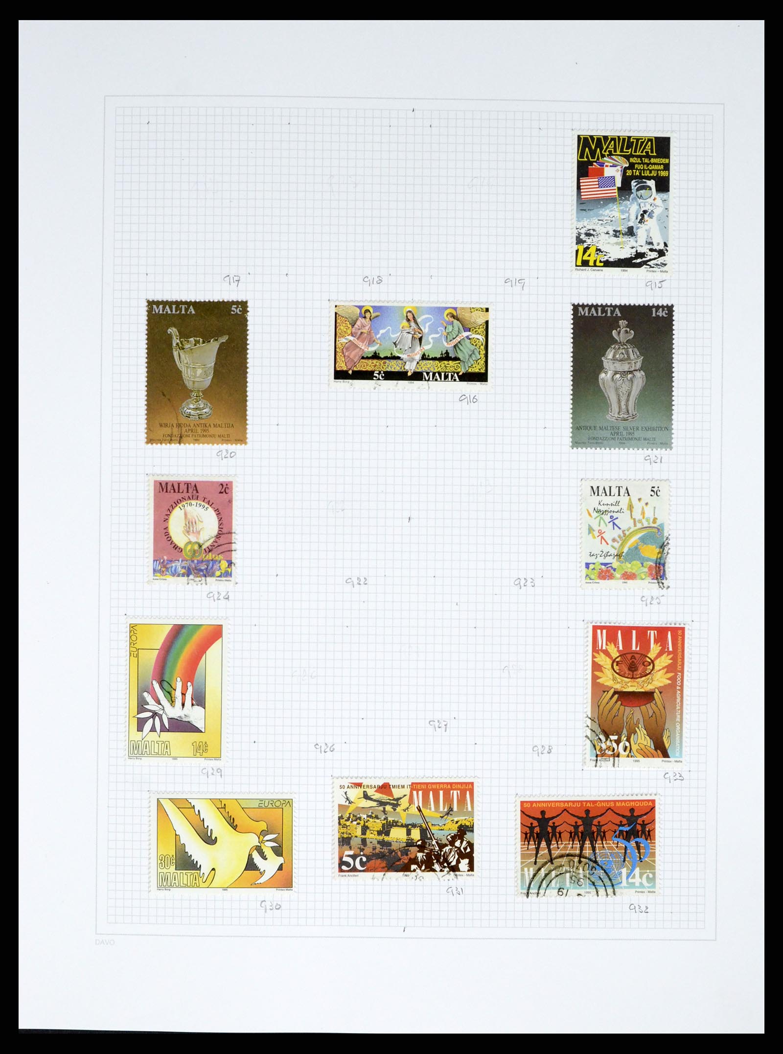 38168 0041 - Stamp collection 38168 Malta 1860-2012.