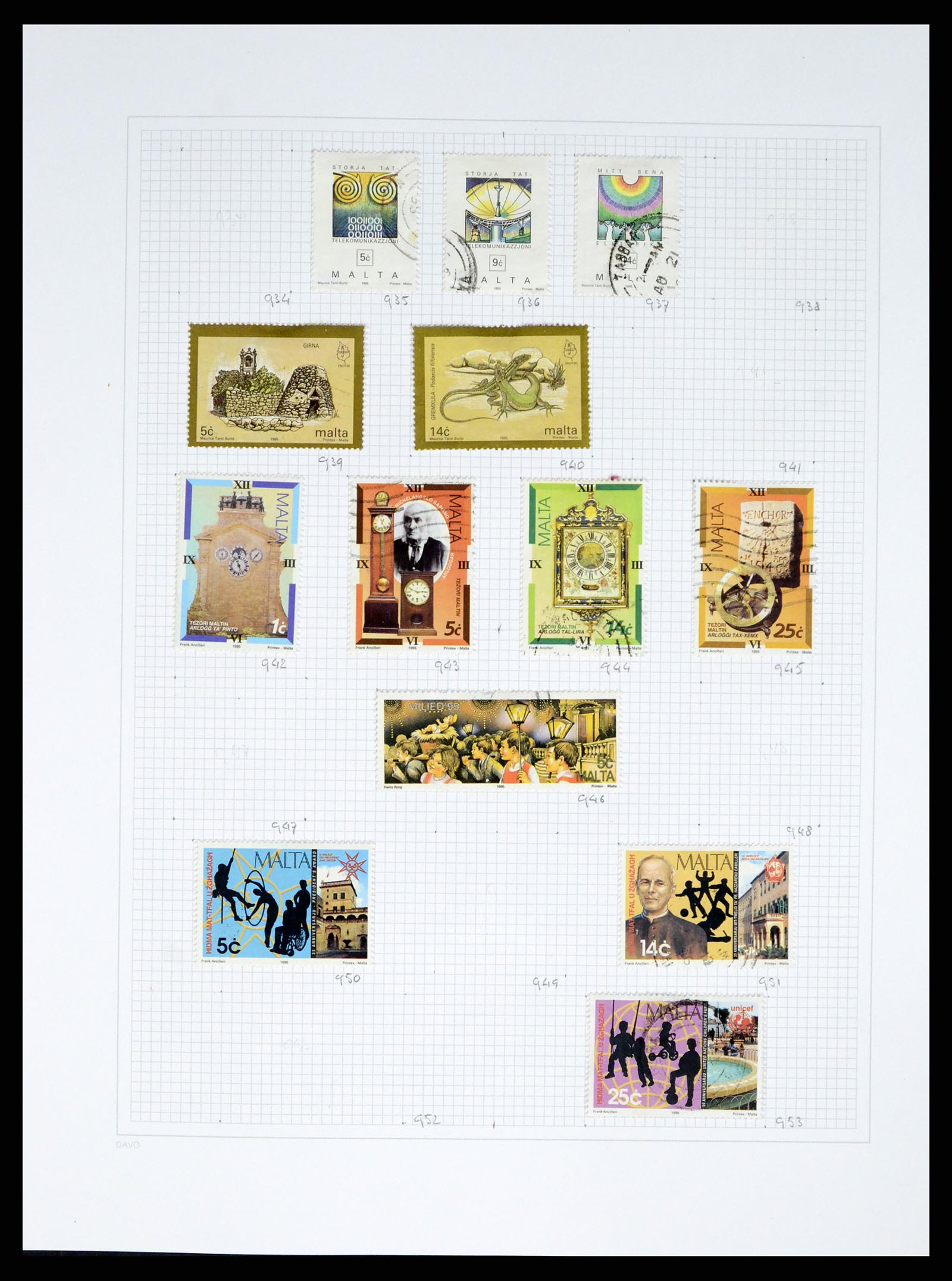 38168 0042 - Stamp collection 38168 Malta 1860-2012.