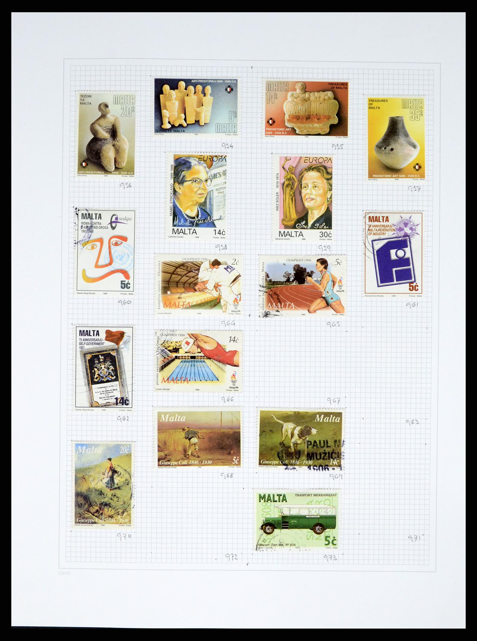 38168 0043 - Stamp collection 38168 Malta 1860-2012.