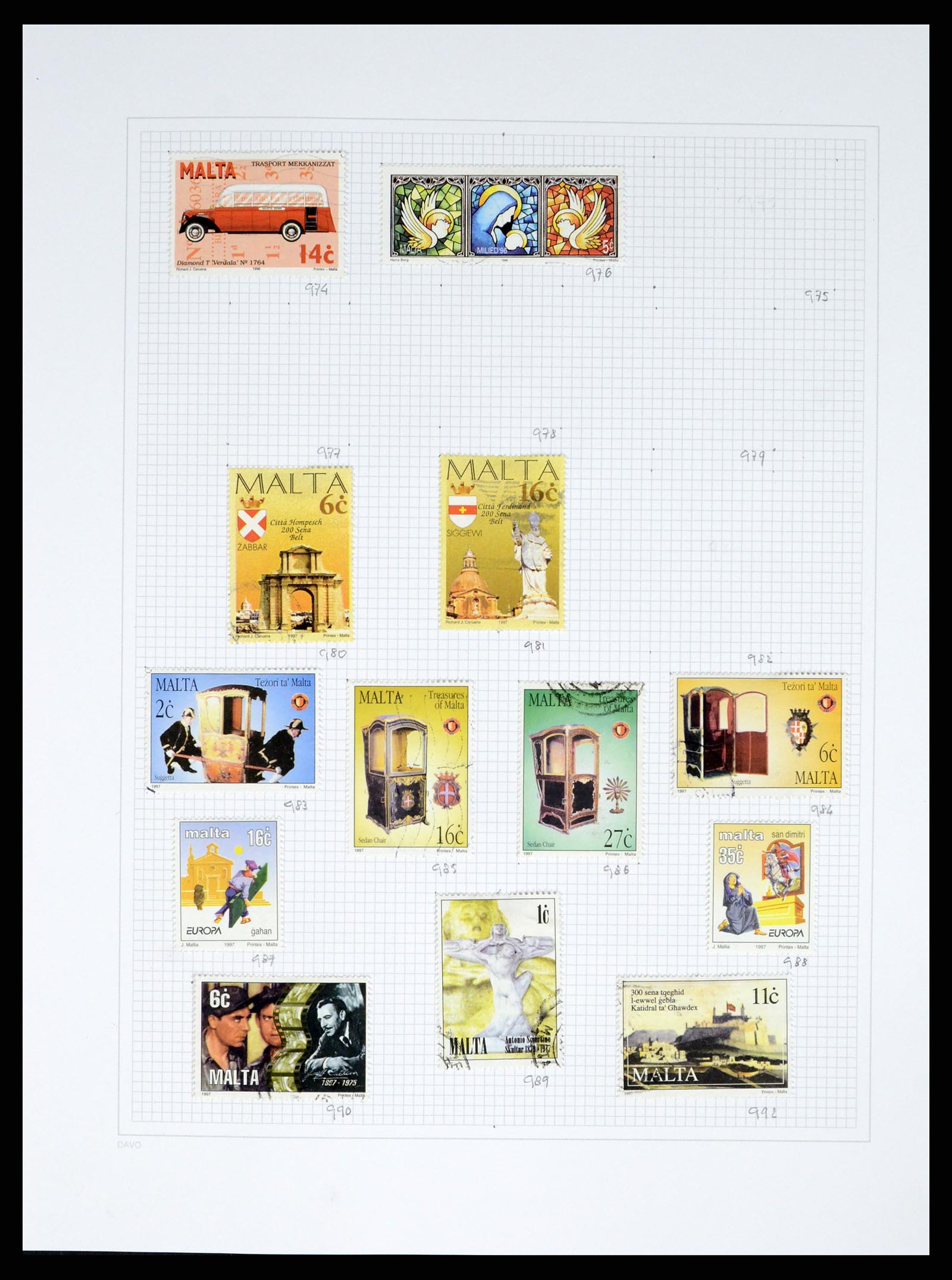 38168 0044 - Stamp collection 38168 Malta 1860-2012.