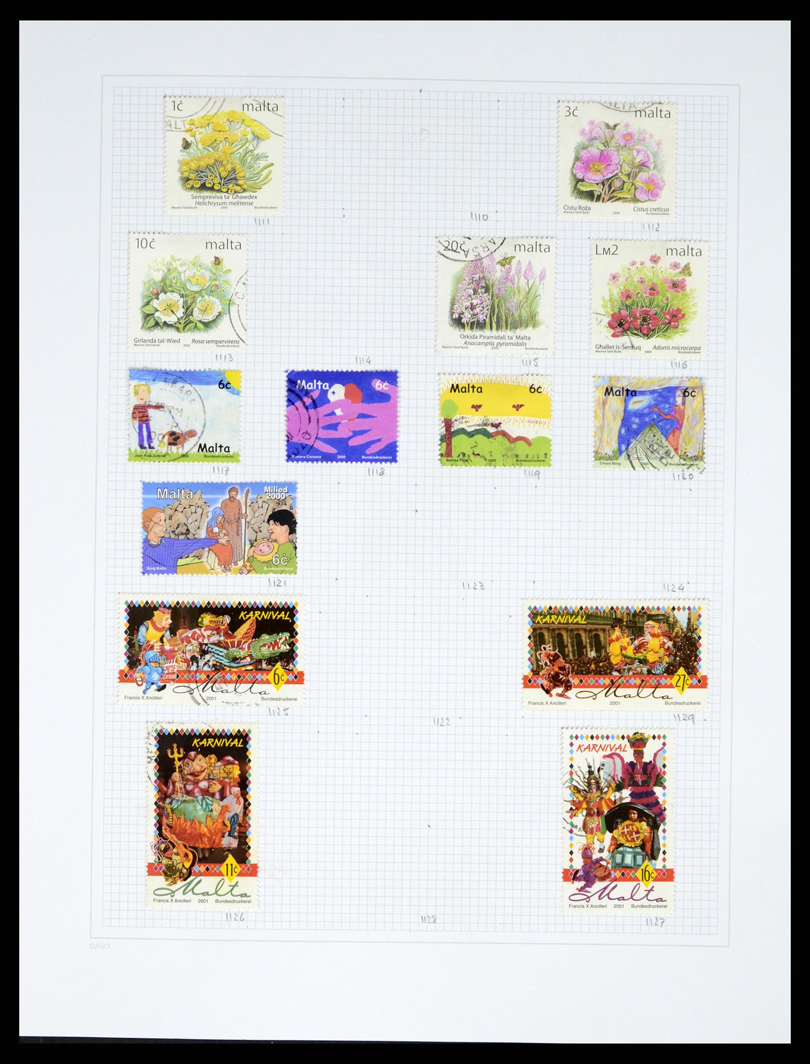 38168 0051 - Stamp collection 38168 Malta 1860-2012.