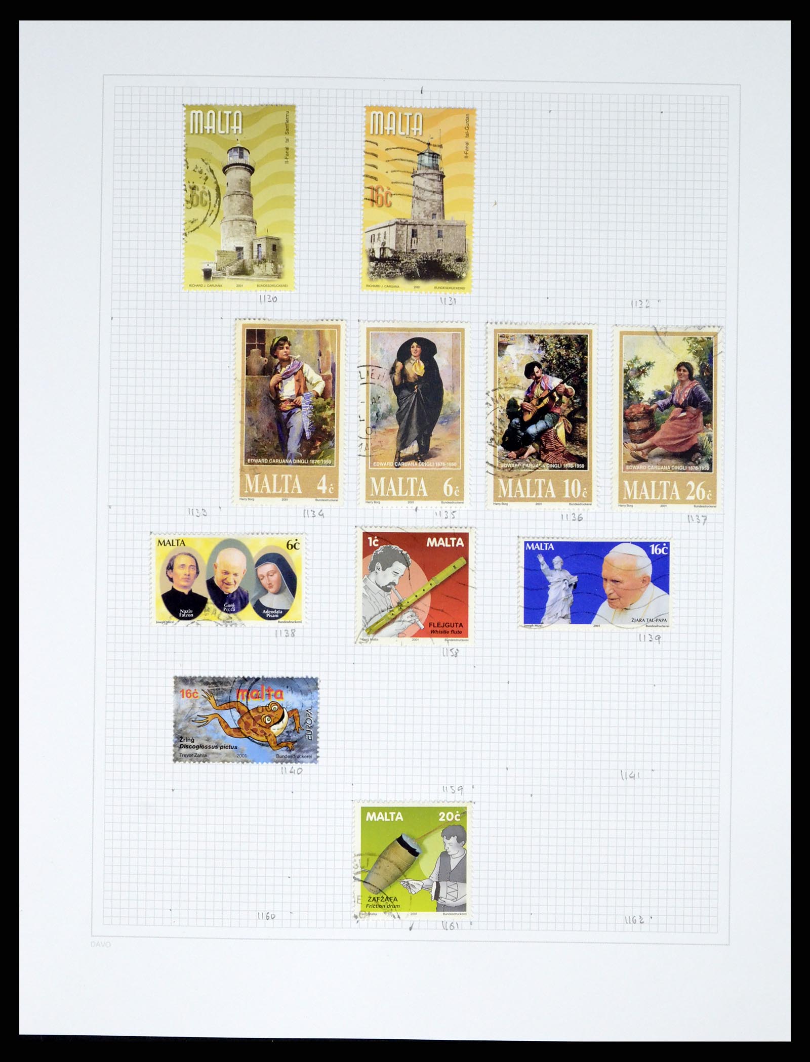 38168 0052 - Stamp collection 38168 Malta 1860-2012.