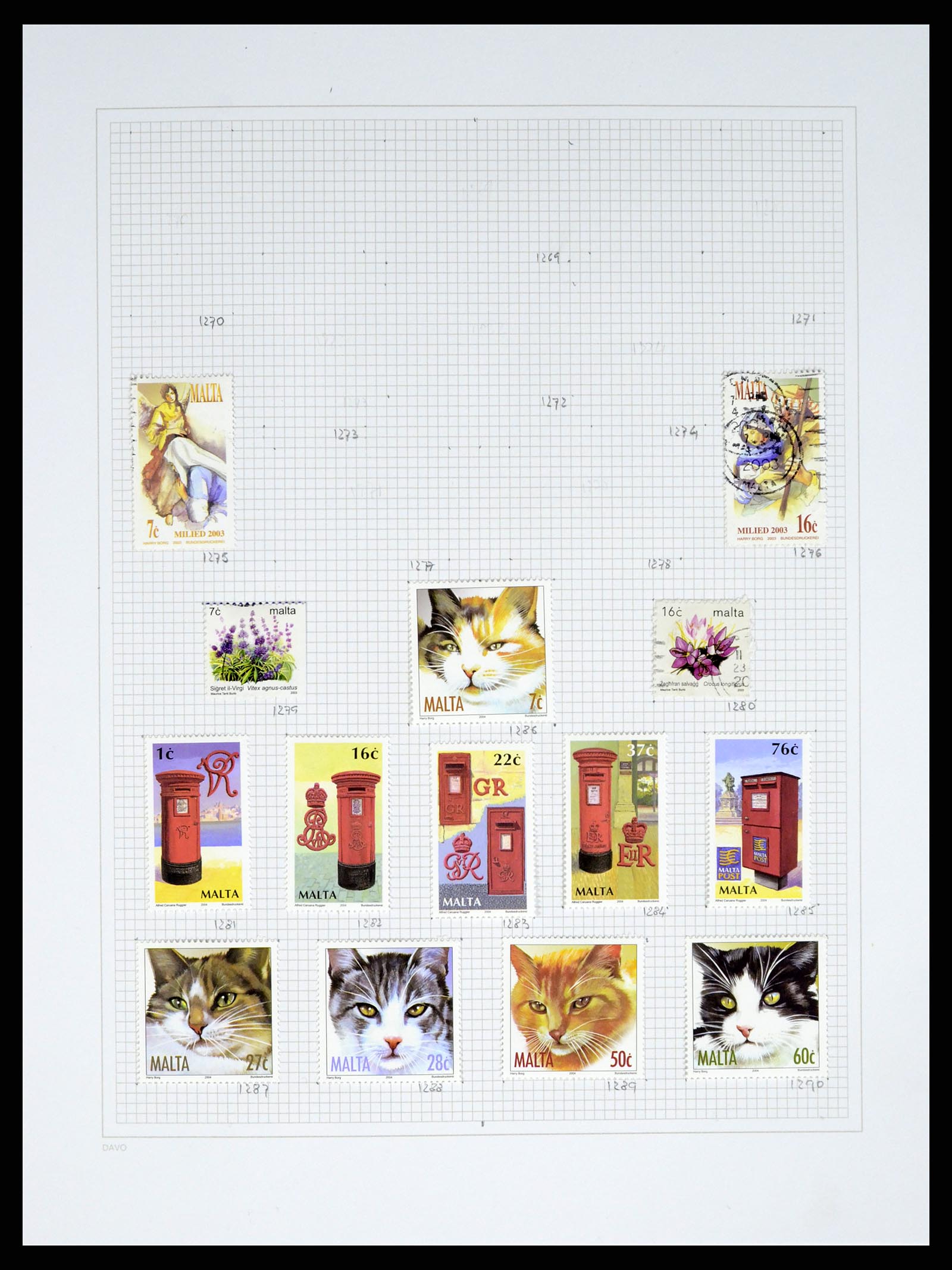 38168 0059 - Stamp collection 38168 Malta 1860-2012.