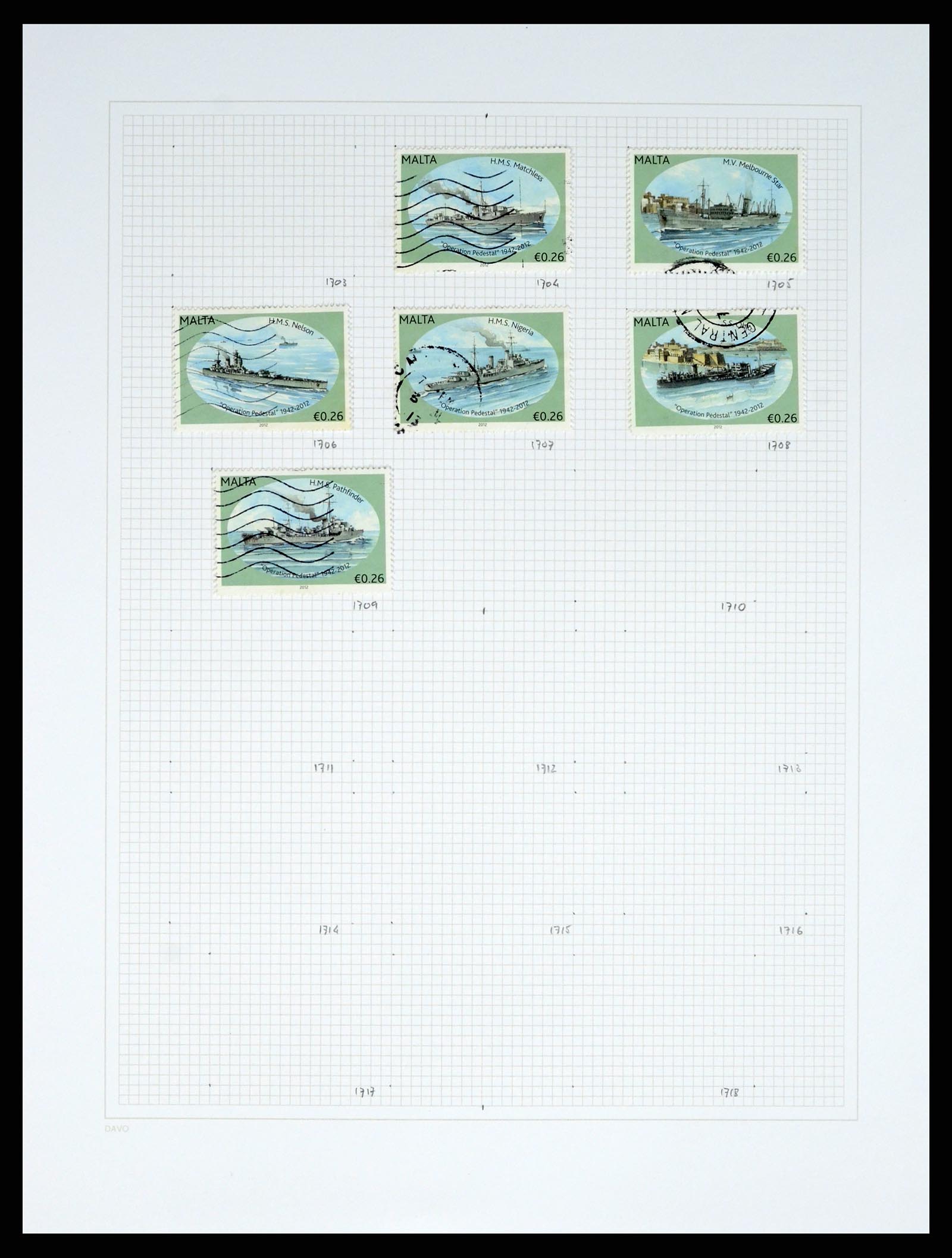 38168 0082 - Postzegelverzameling 38168 Malta 1860-2012.