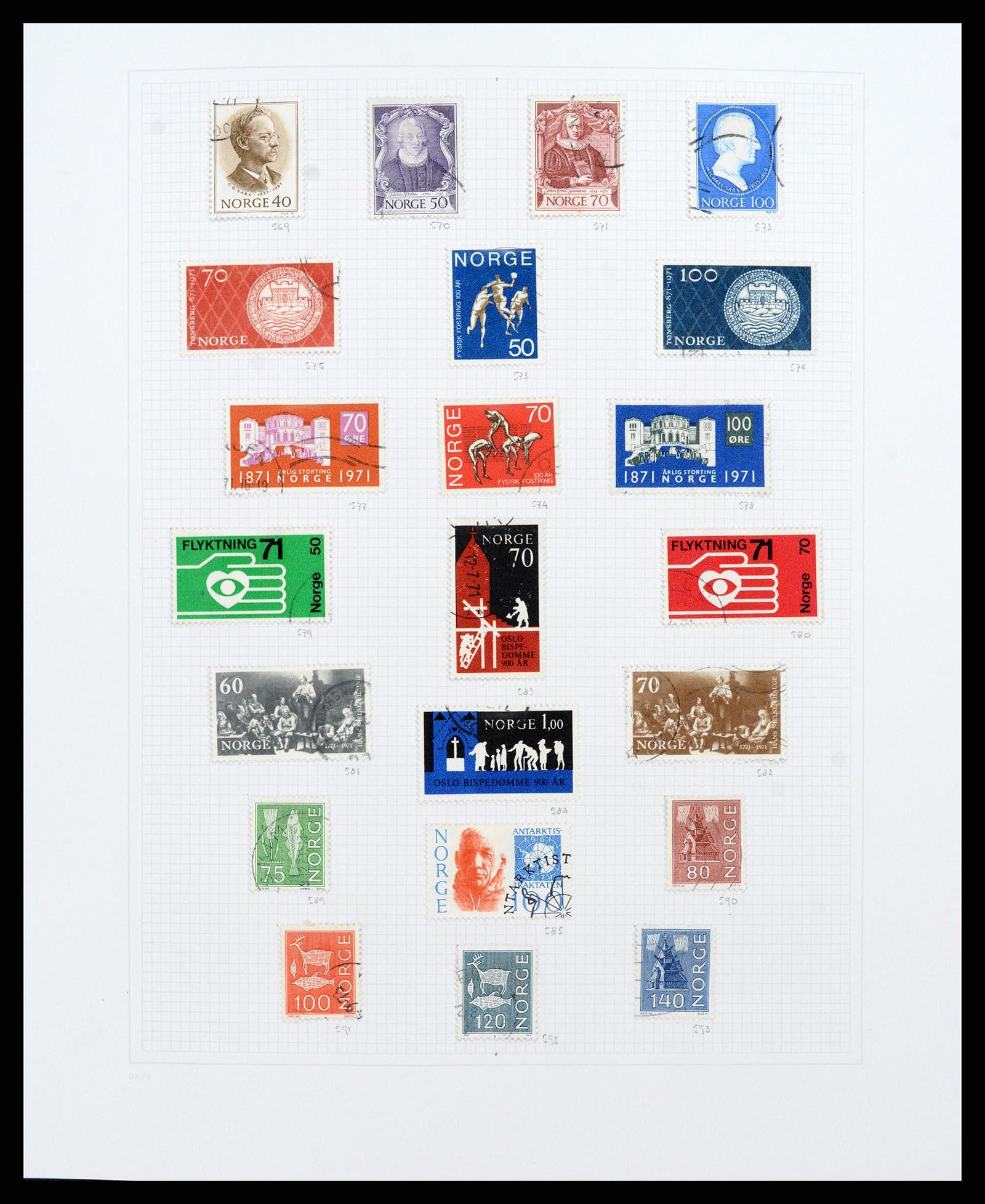 38171 0022 - Stamp collection 38171 Norway 1856-2015.