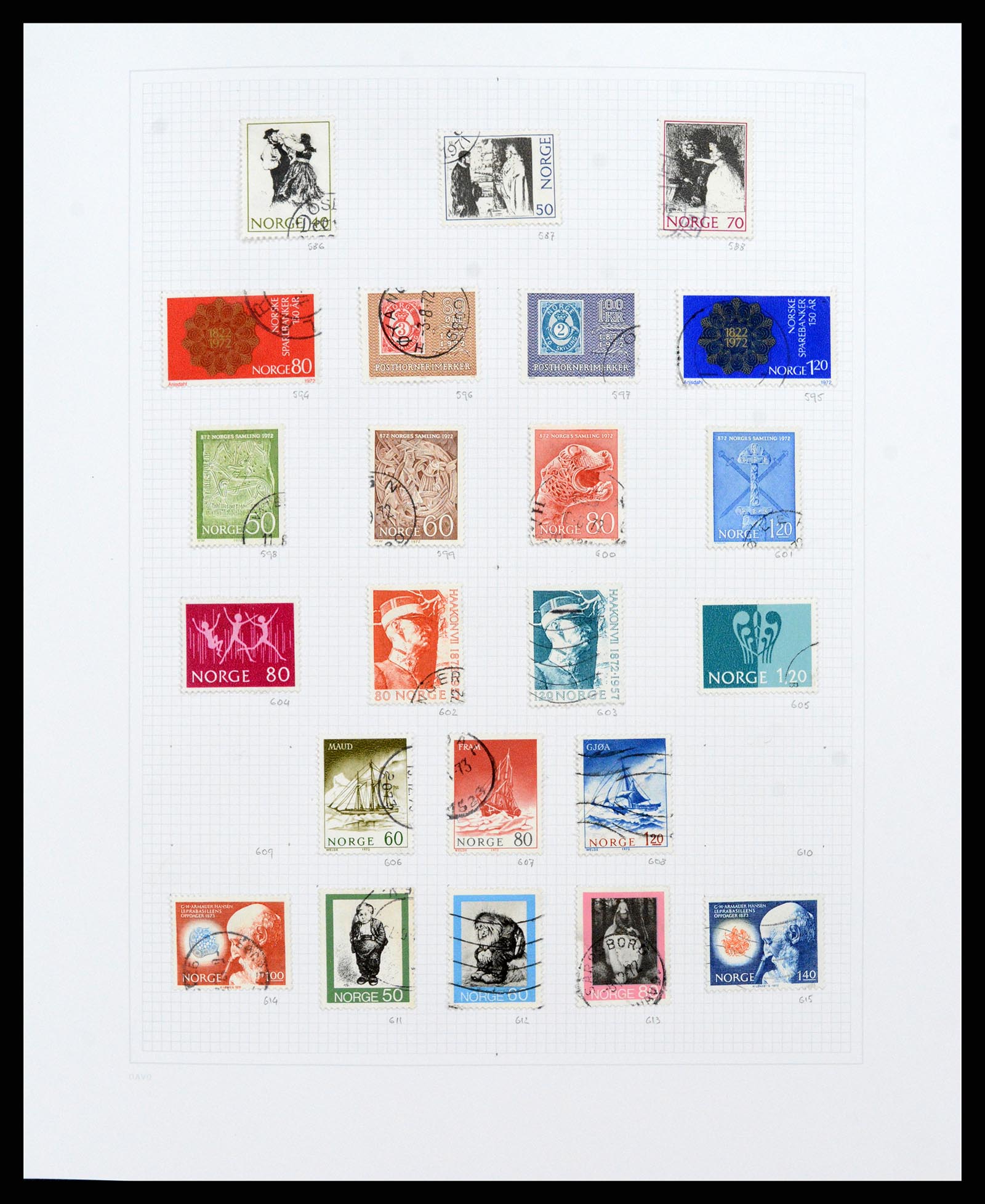 38171 0023 - Stamp collection 38171 Norway 1856-2015.