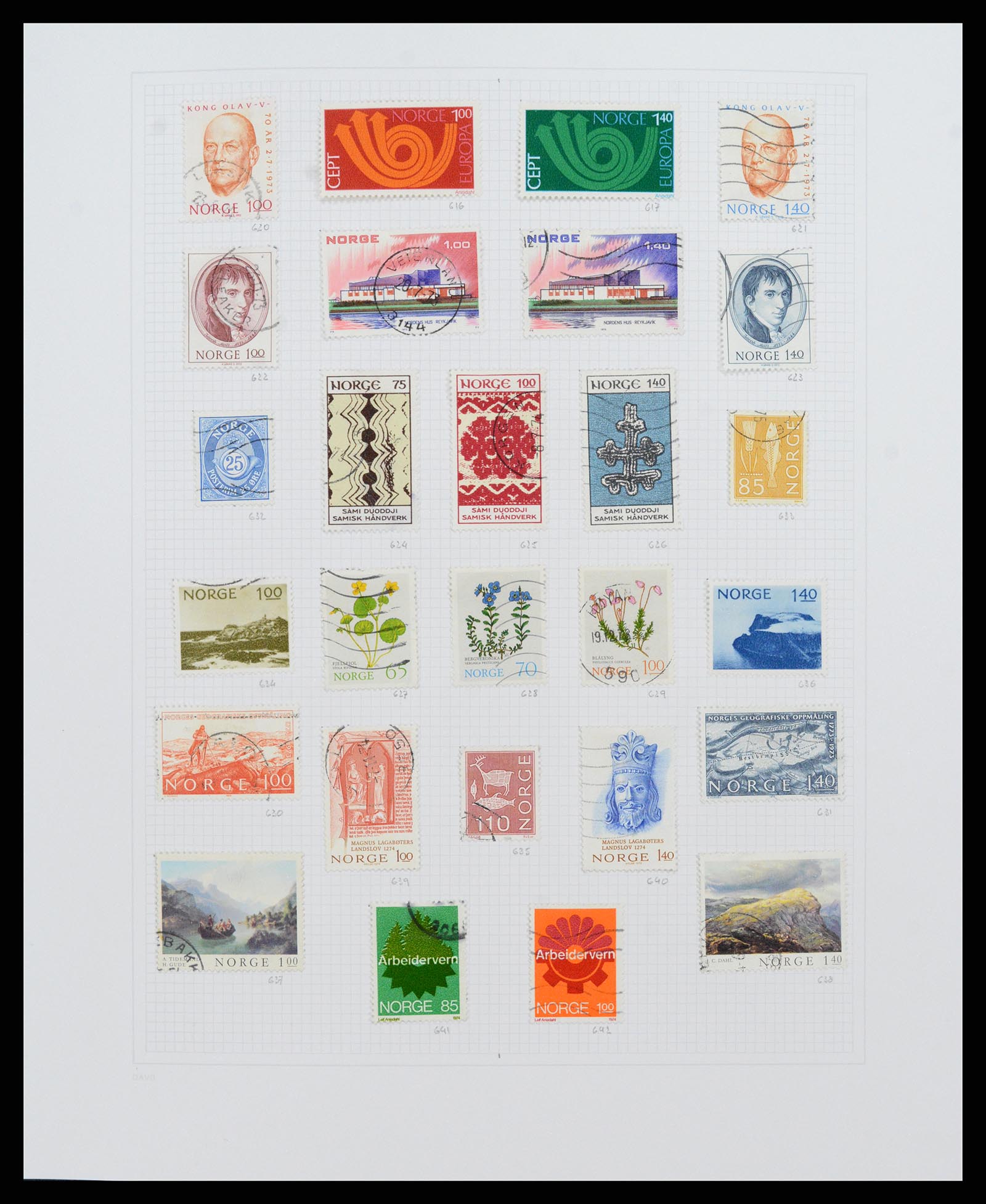 38171 0024 - Stamp collection 38171 Norway 1856-2015.