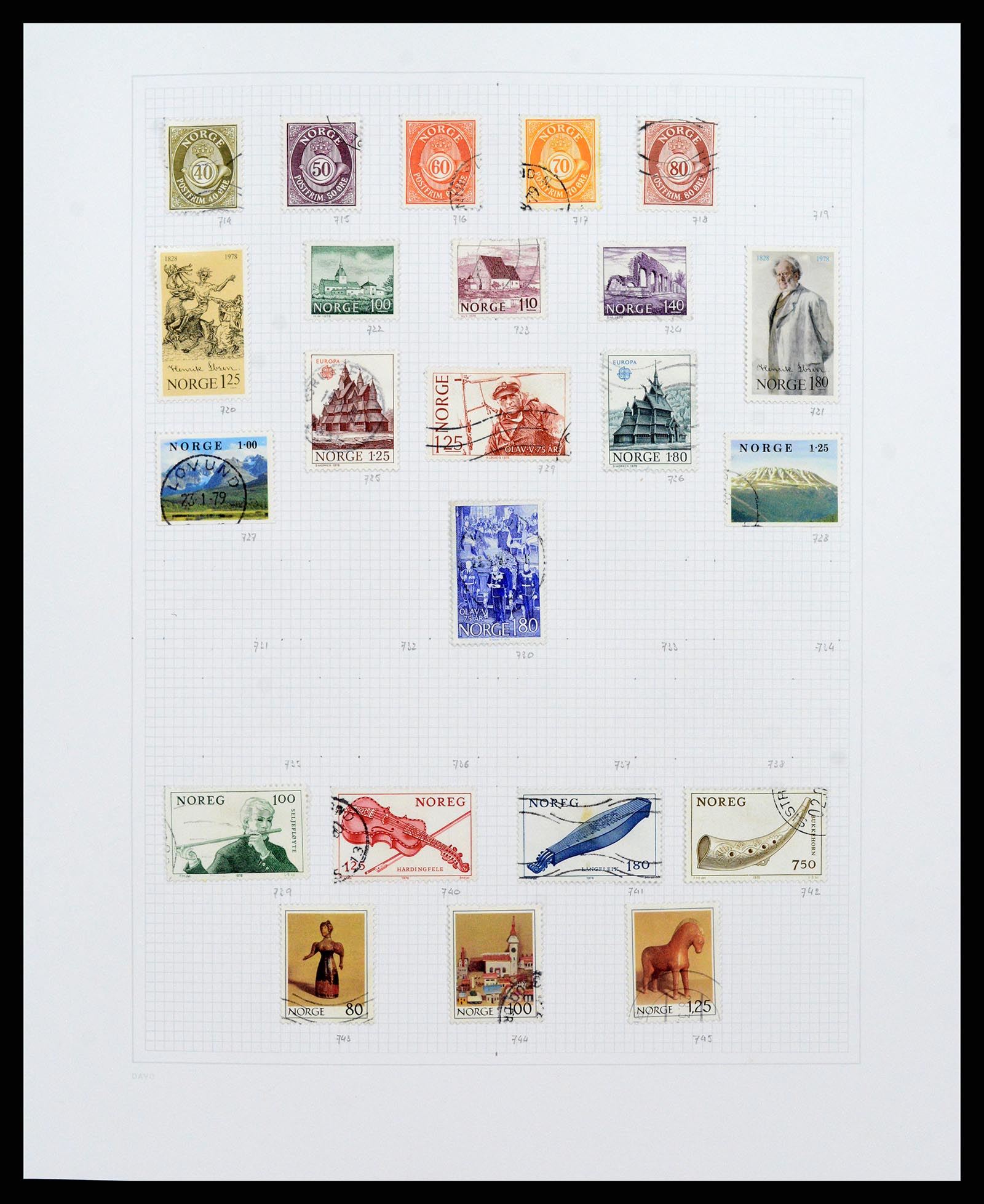 38171 0028 - Stamp collection 38171 Norway 1856-2015.