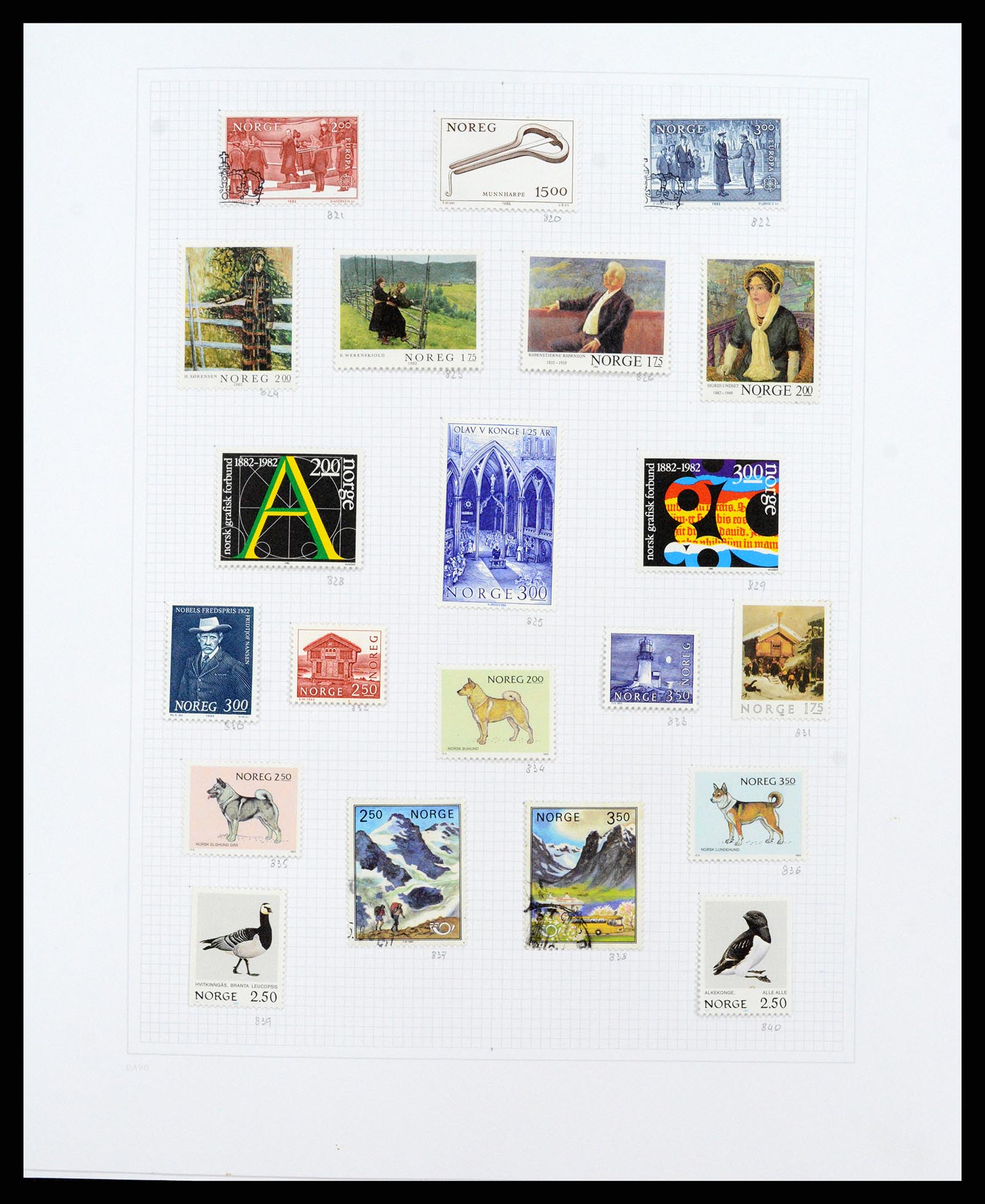 38171 0032 - Stamp collection 38171 Norway 1856-2015.