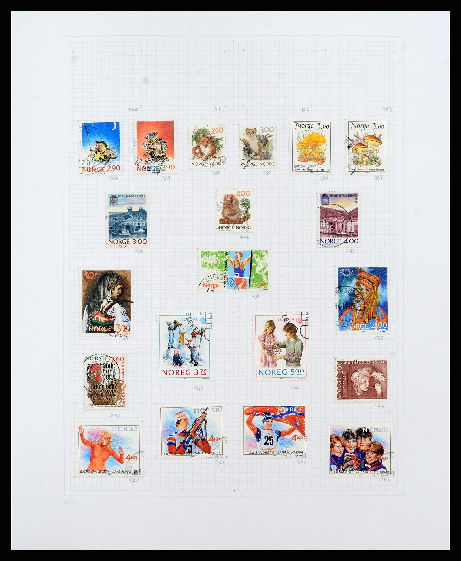 38171 0038 - Stamp collection 38171 Norway 1856-2015.
