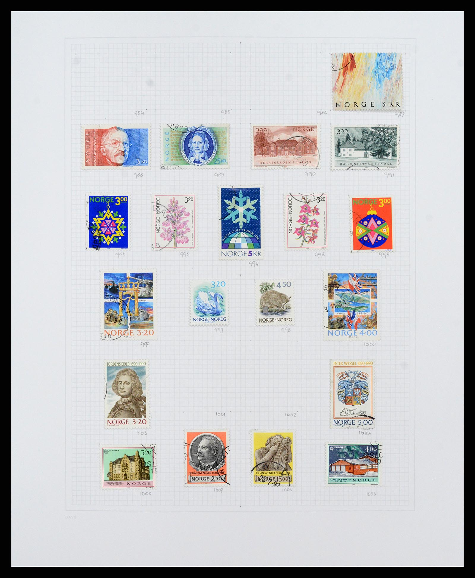 38171 0039 - Stamp collection 38171 Norway 1856-2015.