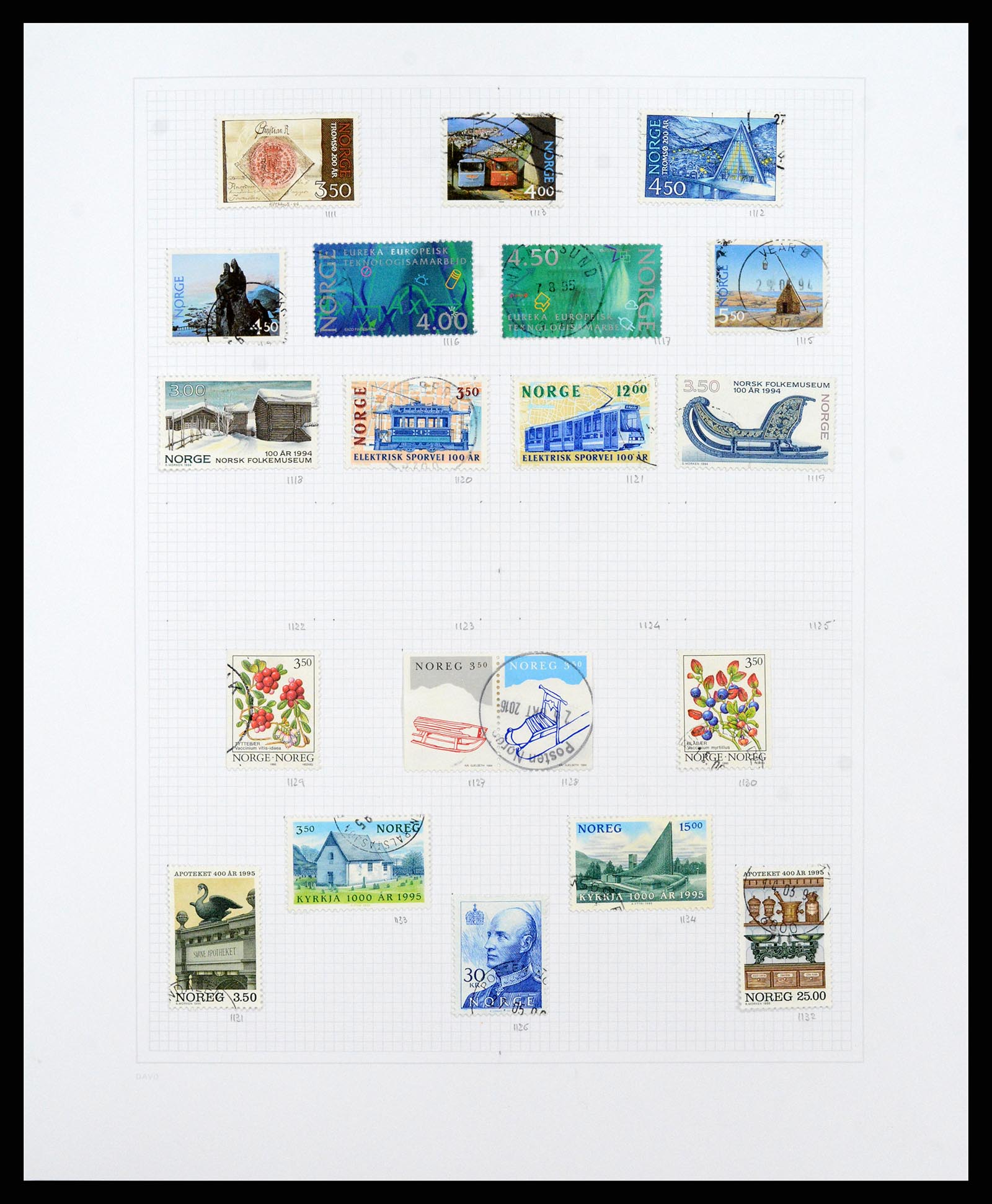 38171 0044 - Stamp collection 38171 Norway 1856-2015.