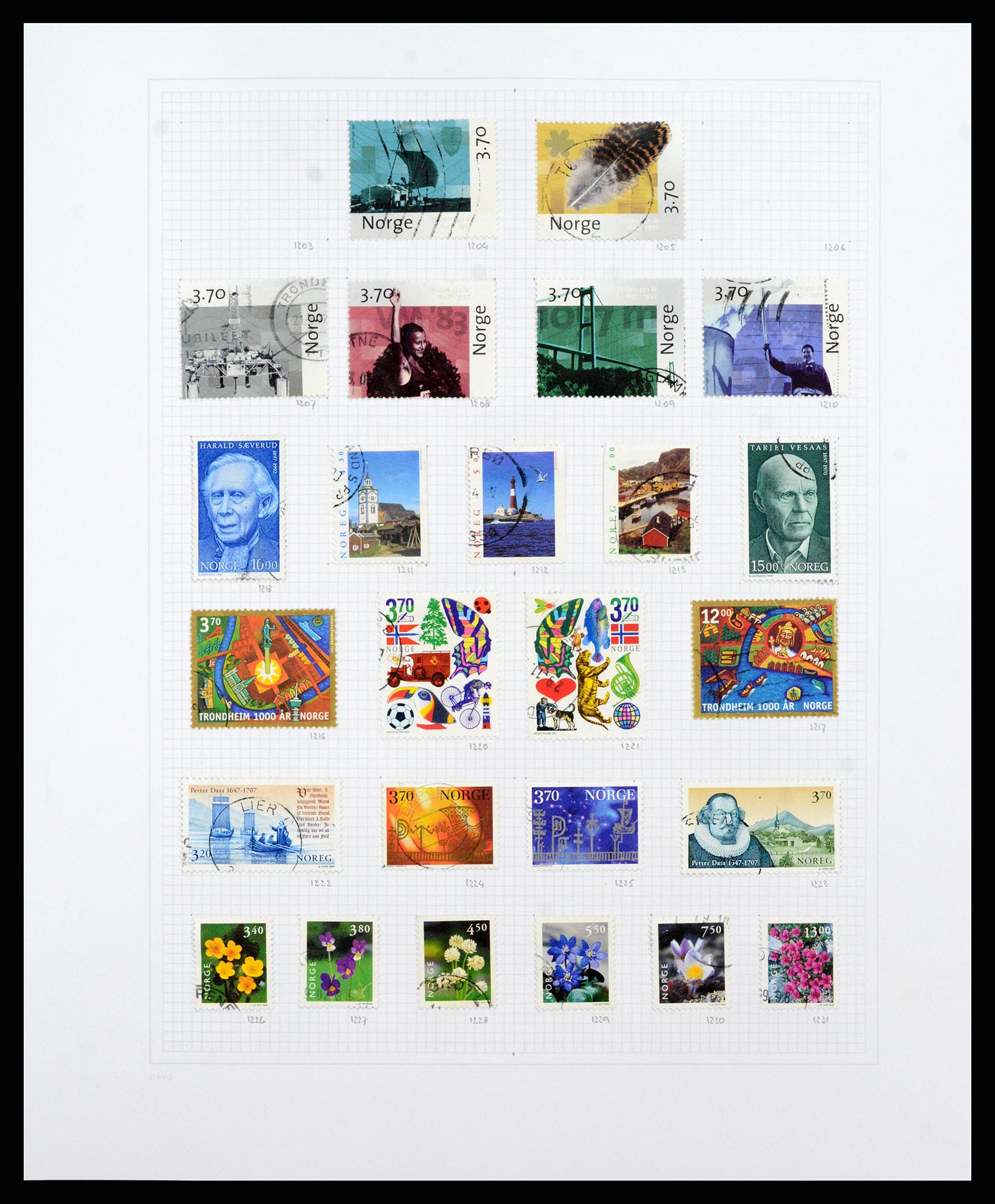 38171 0048 - Stamp collection 38171 Norway 1856-2015.