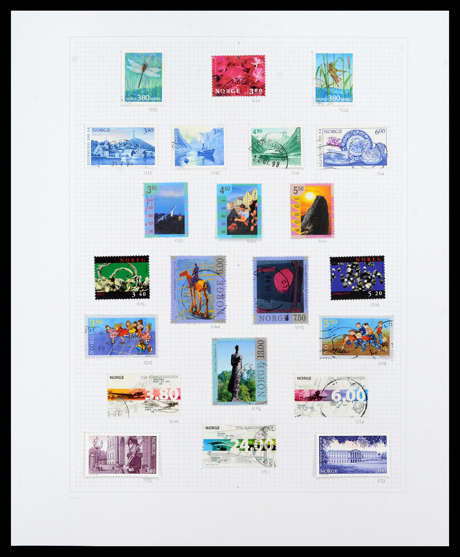 38171 0049 - Stamp collection 38171 Norway 1856-2015.
