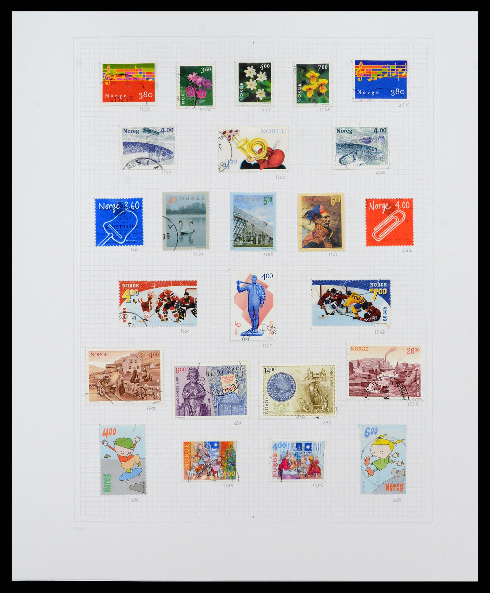 38171 0050 - Stamp collection 38171 Norway 1856-2015.