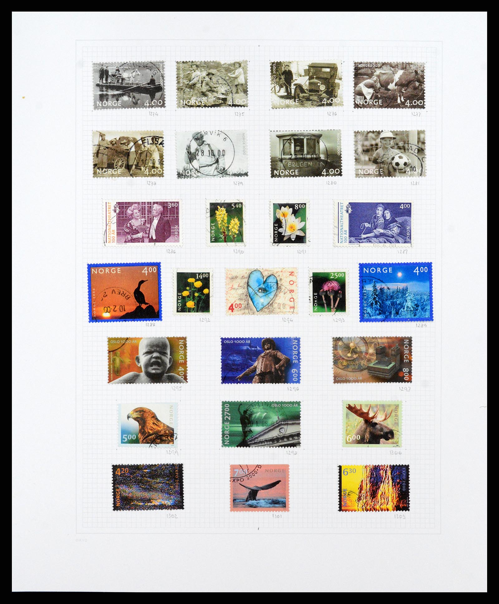 38171 0051 - Stamp collection 38171 Norway 1856-2015.