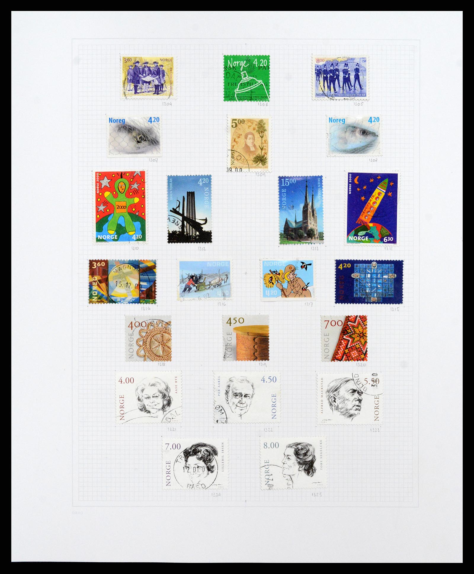 38171 0052 - Stamp collection 38171 Norway 1856-2015.