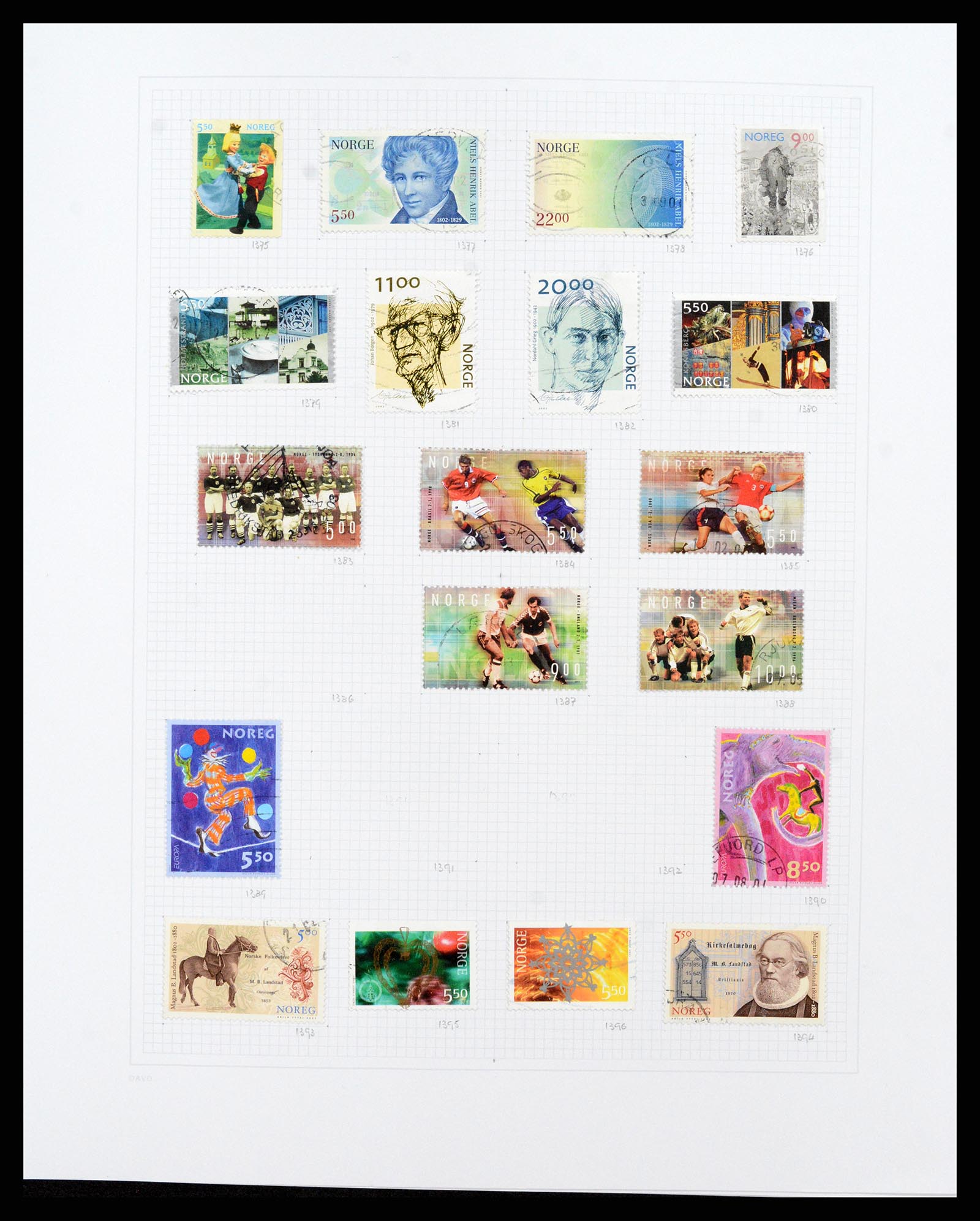 38171 0055 - Stamp collection 38171 Norway 1856-2015.