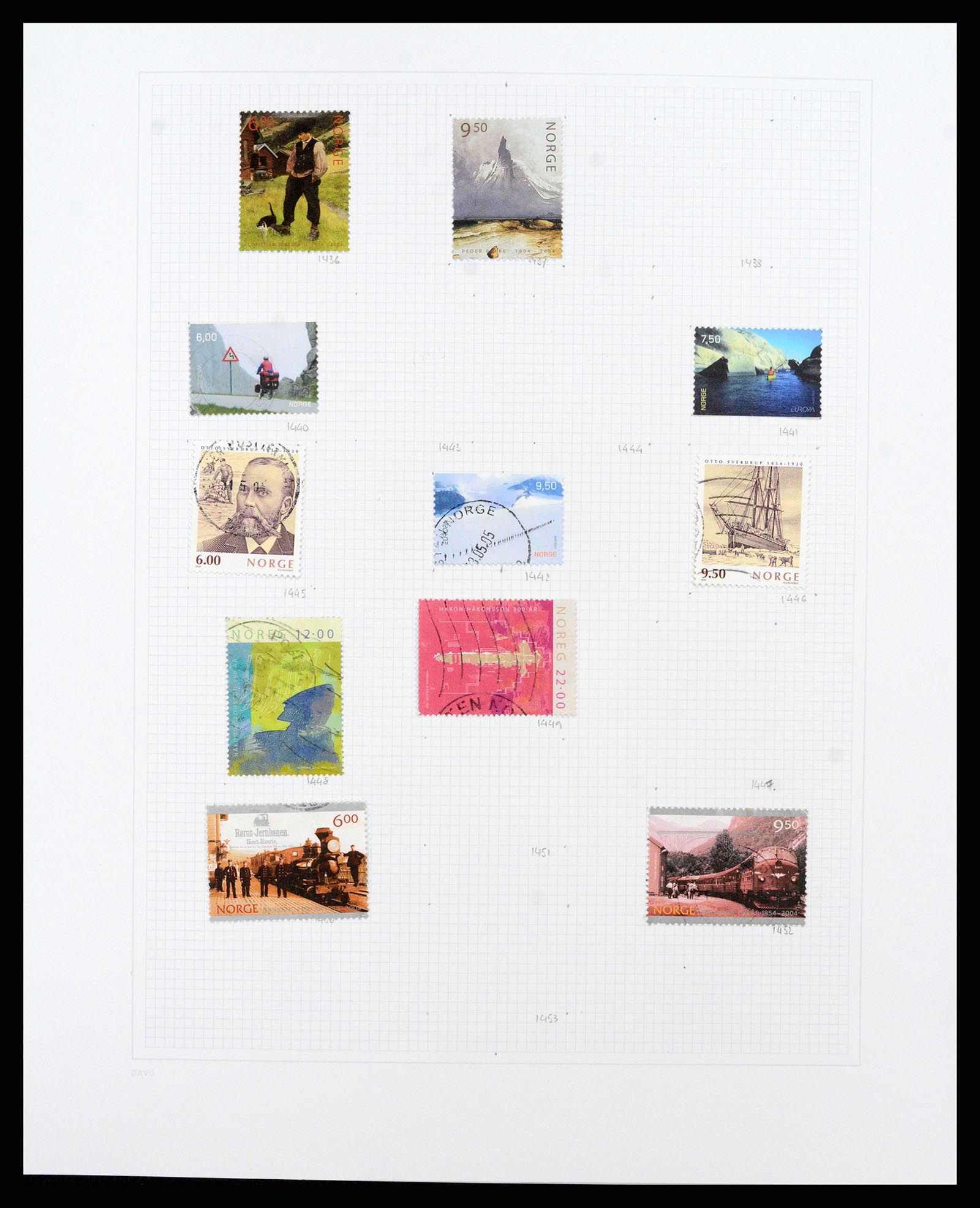 38171 0058 - Stamp collection 38171 Norway 1856-2015.