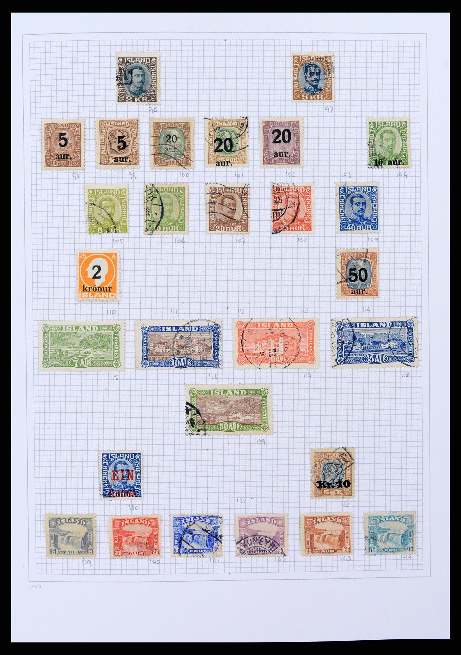 38172 0003 - Postzegelverzameling 38172 IJsland 1876-2013.