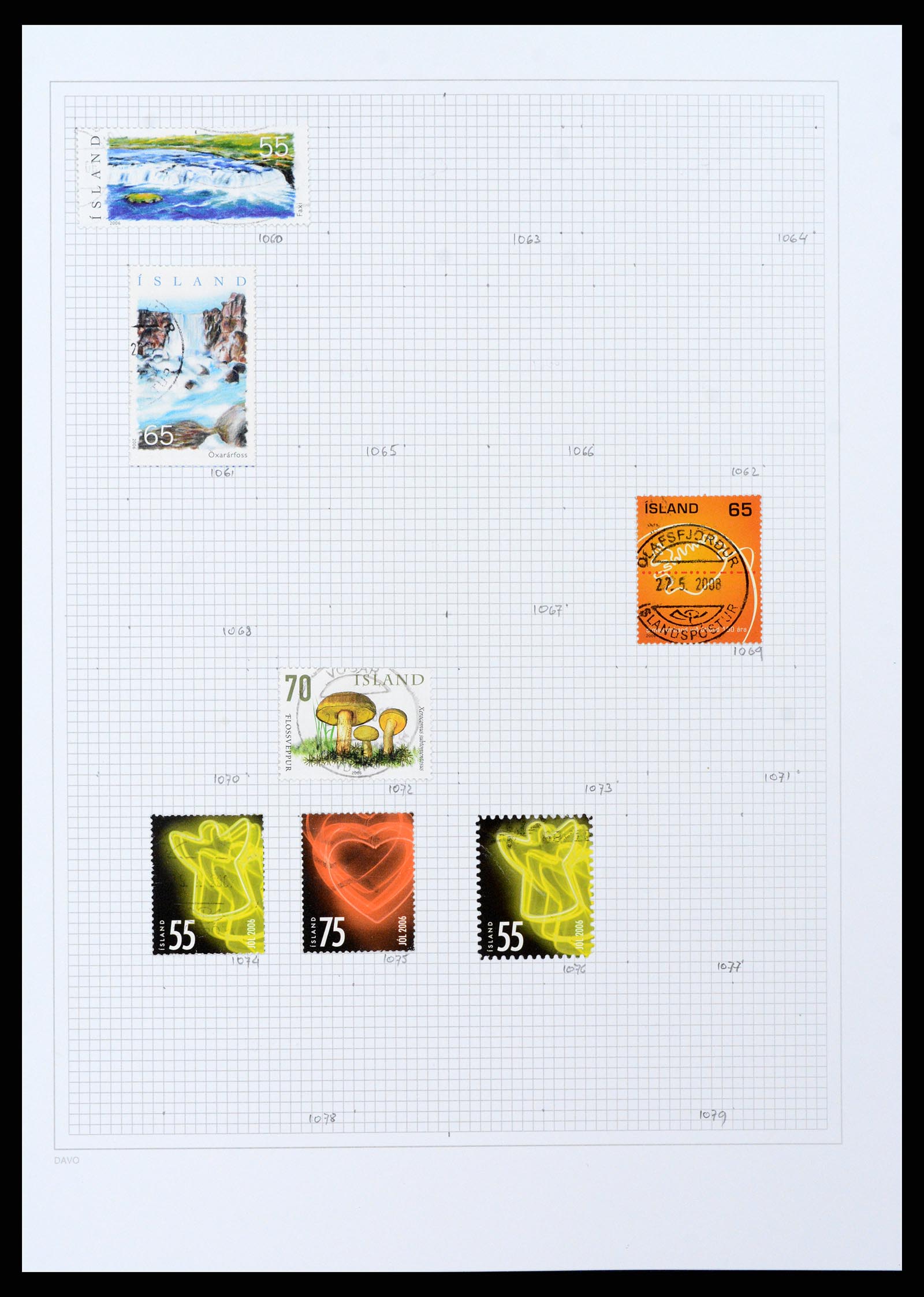 38172 0043 - Postzegelverzameling 38172 IJsland 1876-2013.