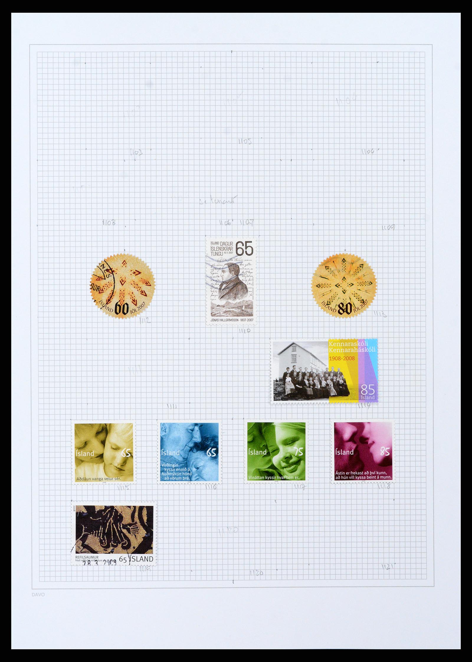 38172 0045 - Postzegelverzameling 38172 IJsland 1876-2013.