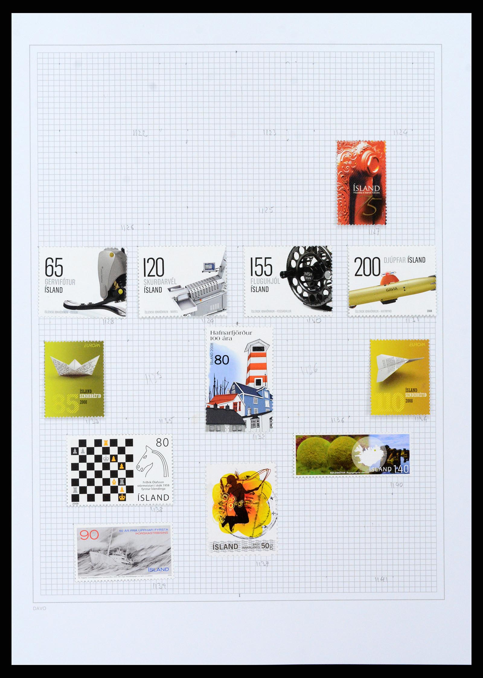 38172 0046 - Postzegelverzameling 38172 IJsland 1876-2013.