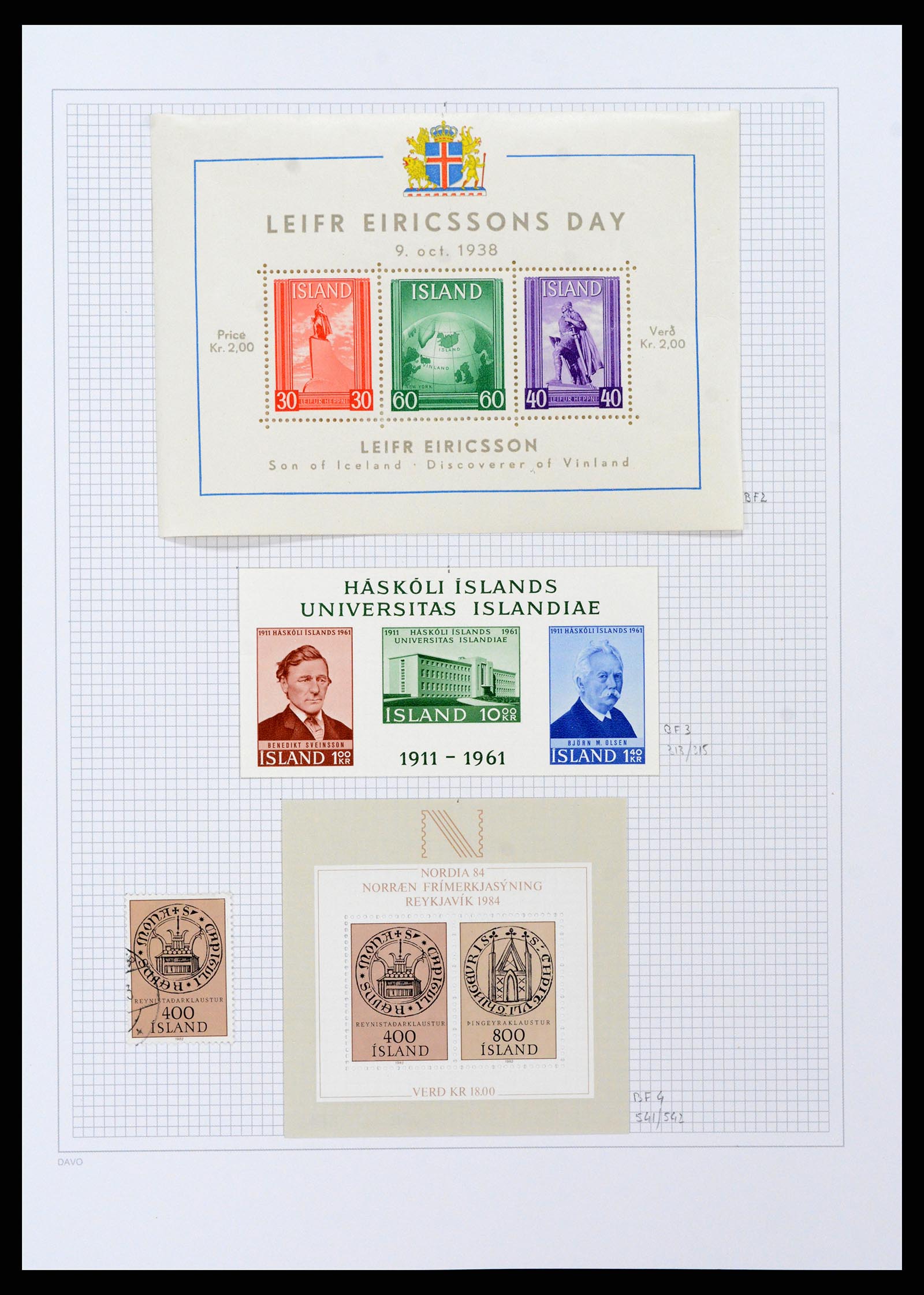 38172 0051 - Postzegelverzameling 38172 IJsland 1876-2013.